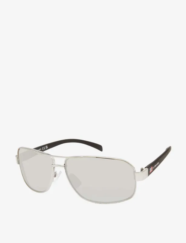 MEN'S RECTANGULAR METAL NAVIGATOR SUNGLASSES sold by U.S. Polo Assn.