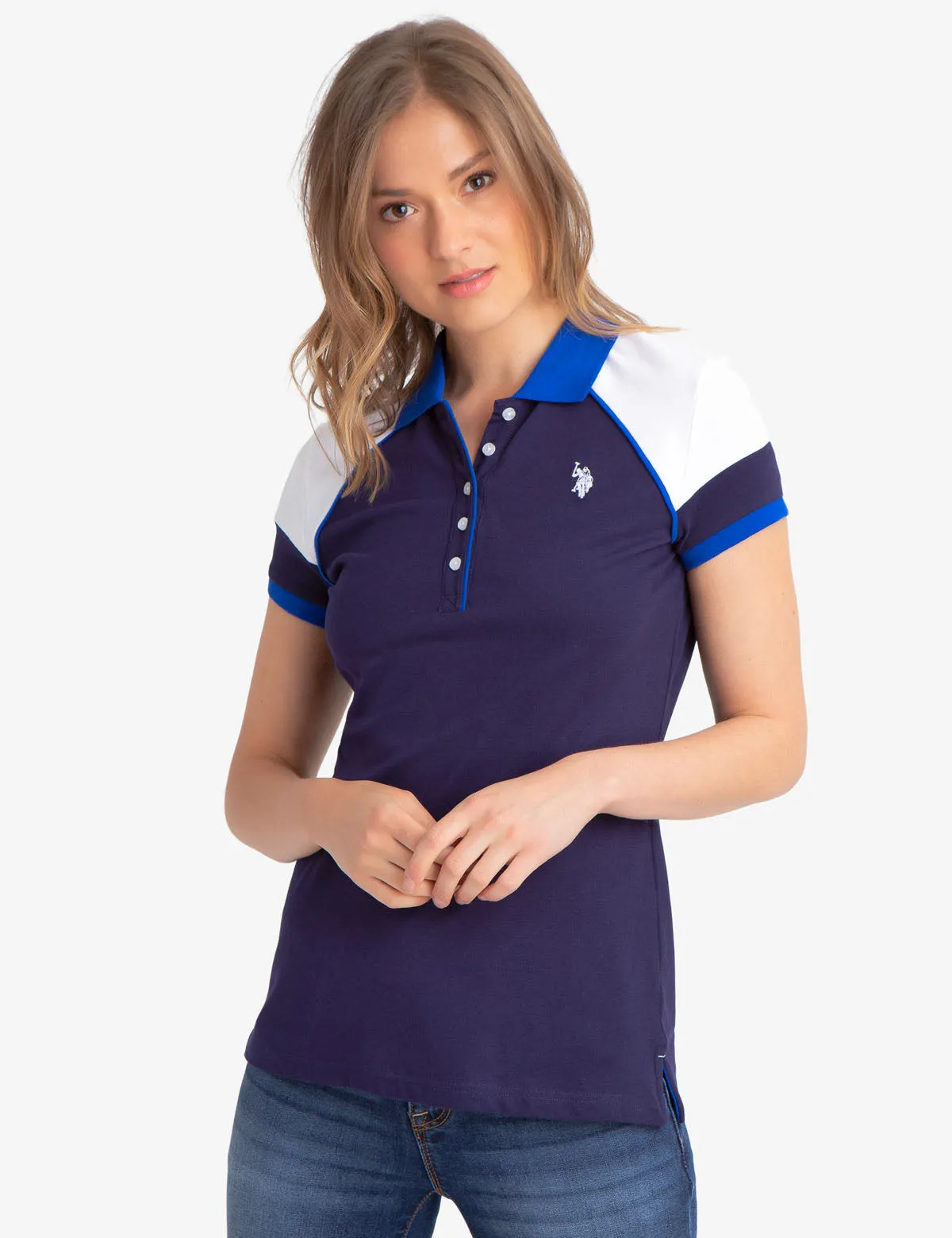 COLORBLOCK POLO SHIRT sold by U.S. Polo Assn.