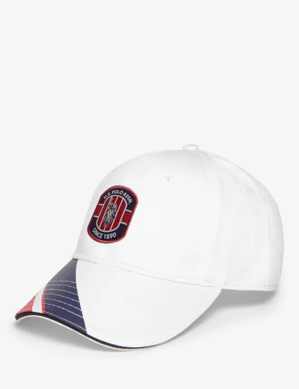 PATCH STRIPE VISOR BASEBALL CAP sold by U.S. Polo Assn.