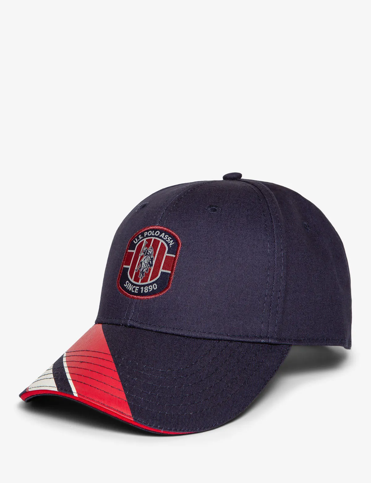 PATCH STRIPE VISOR BASEBALL CAP sold by U.S. Polo Assn. product image thumbnail 4