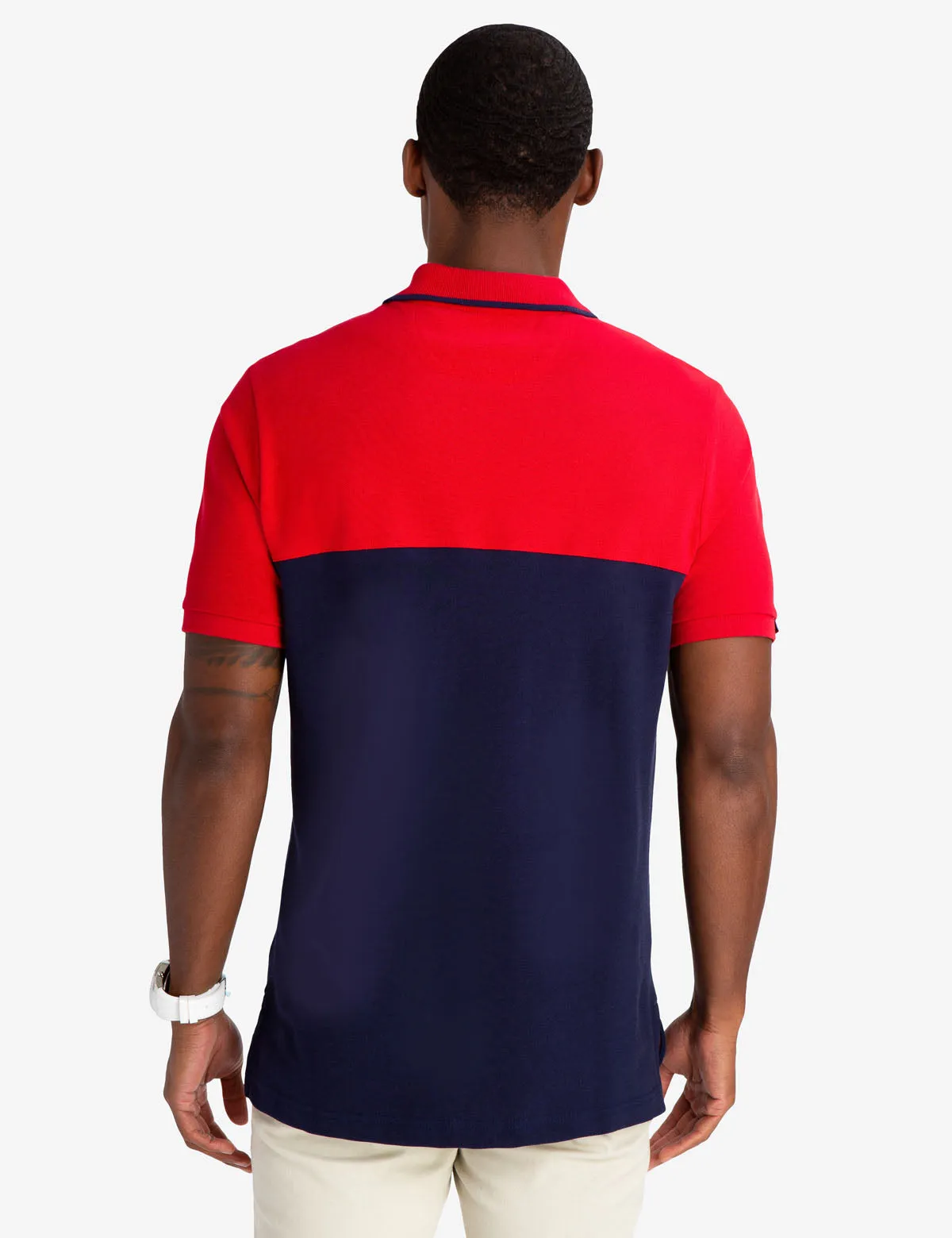 COLORBLOCK USPA PATCH POLO SHIRT sold by U.S. Polo Assn. product image thumbnail 4