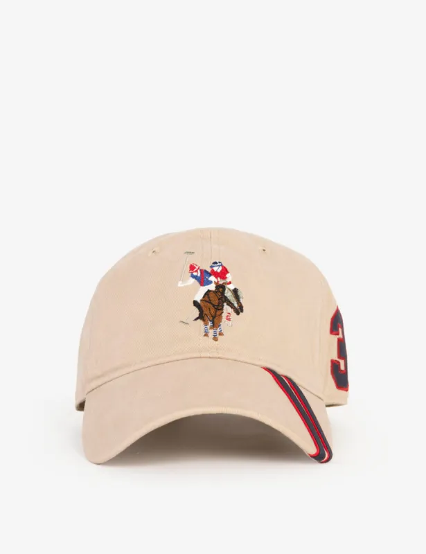 MENS MULTI LOGO HAT WITH STRIPE VISOR sold by U.S. Polo Assn.