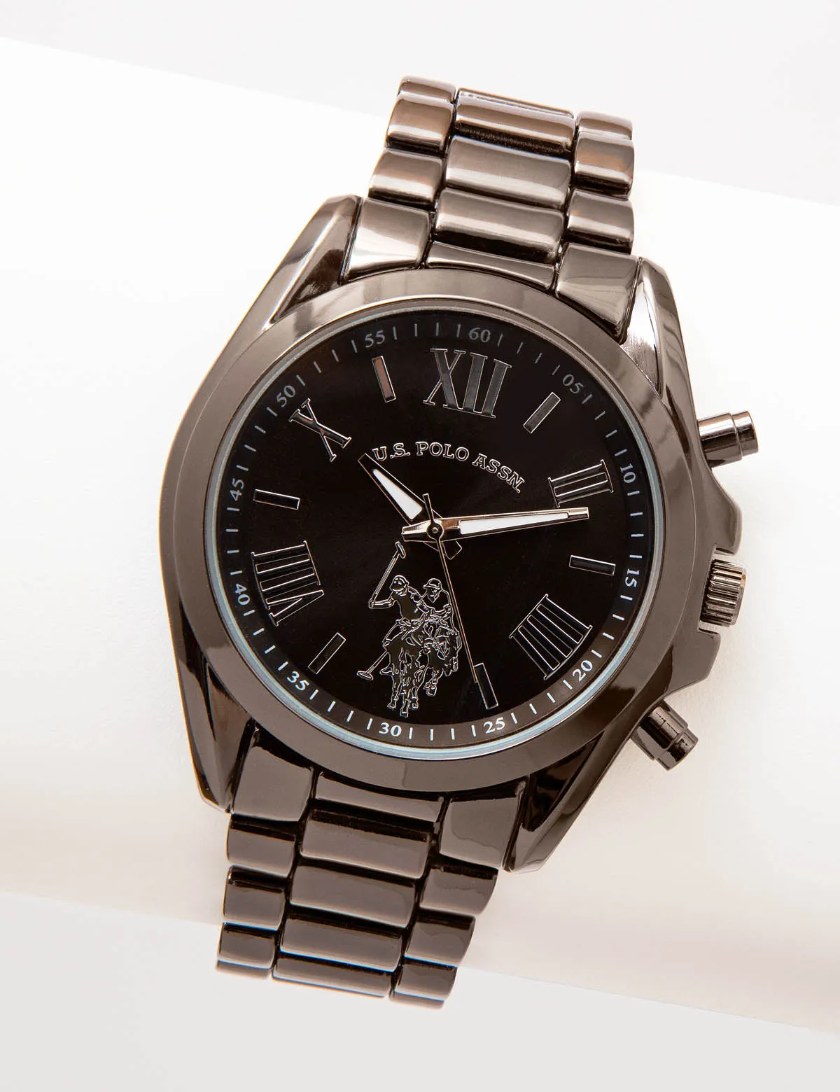 LADIES BLACK LINK WATCH sold by U.S. Polo Assn.