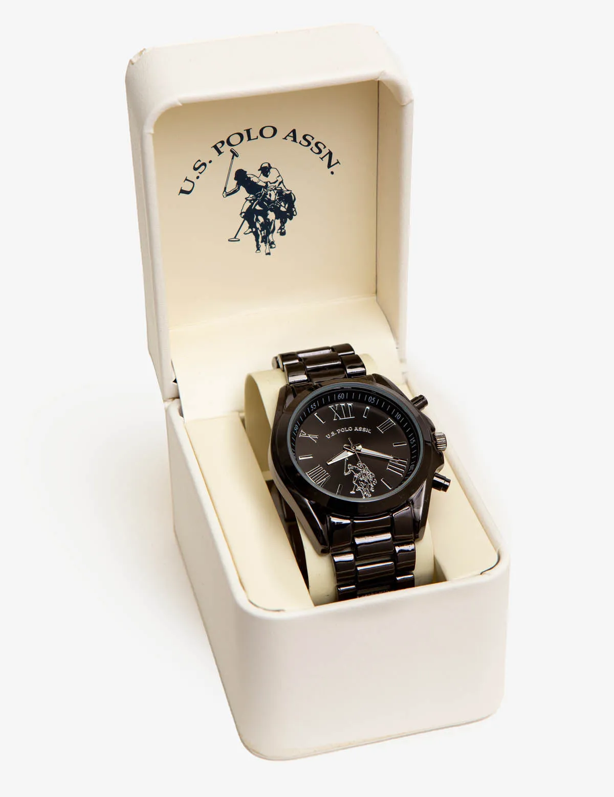 LADIES BLACK LINK WATCH sold by U.S. Polo Assn. product image thumbnail 2