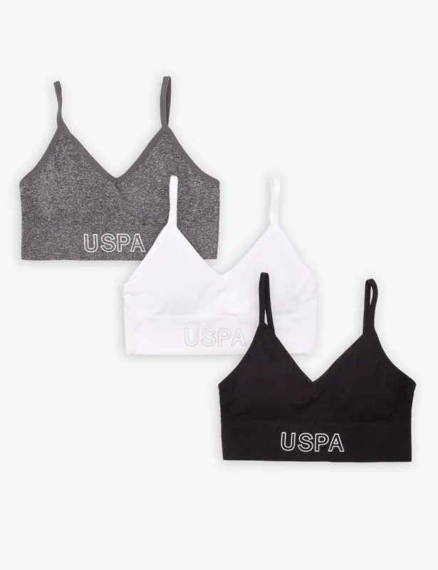 3 PACK PLUS SIZE SEAMLESS BRAS sold by U.S. Polo Assn.