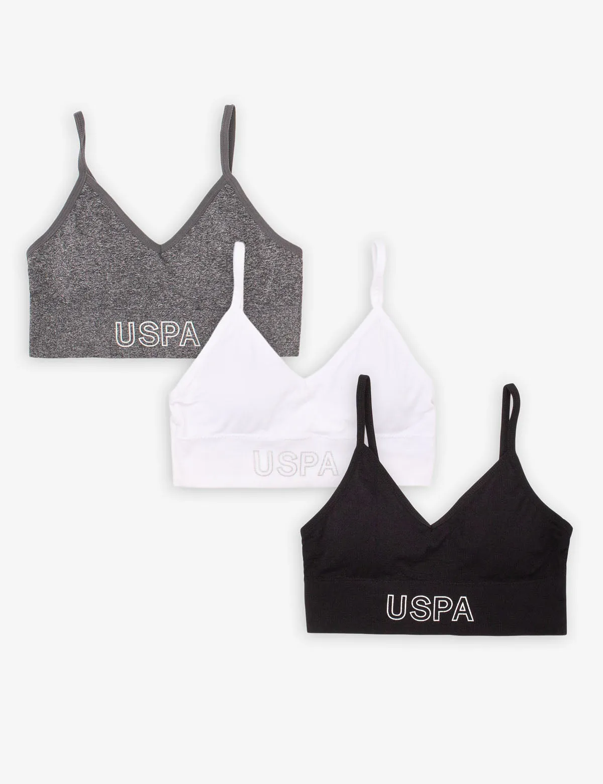 3 PACK PLUS SIZE SEAMLESS BRAS sold by U.S. Polo Assn.