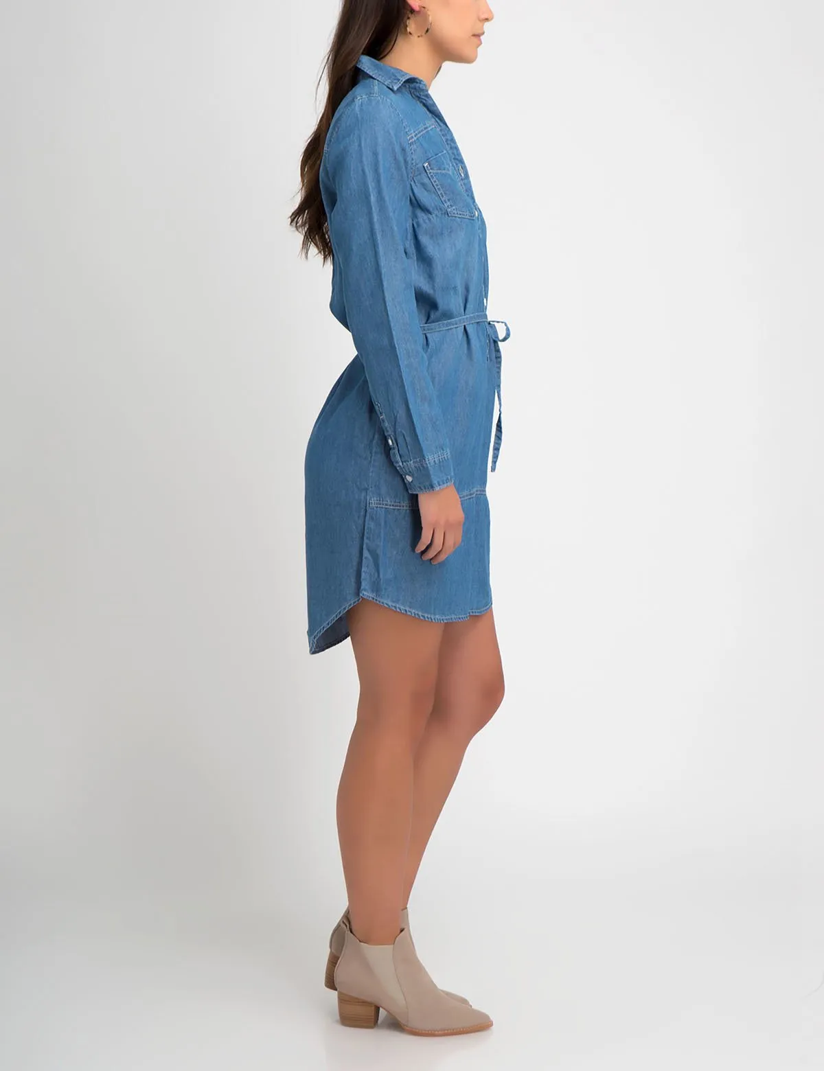 DENIM SHIRT DRESS sold by U.S. Polo Assn. product image thumbnail 5