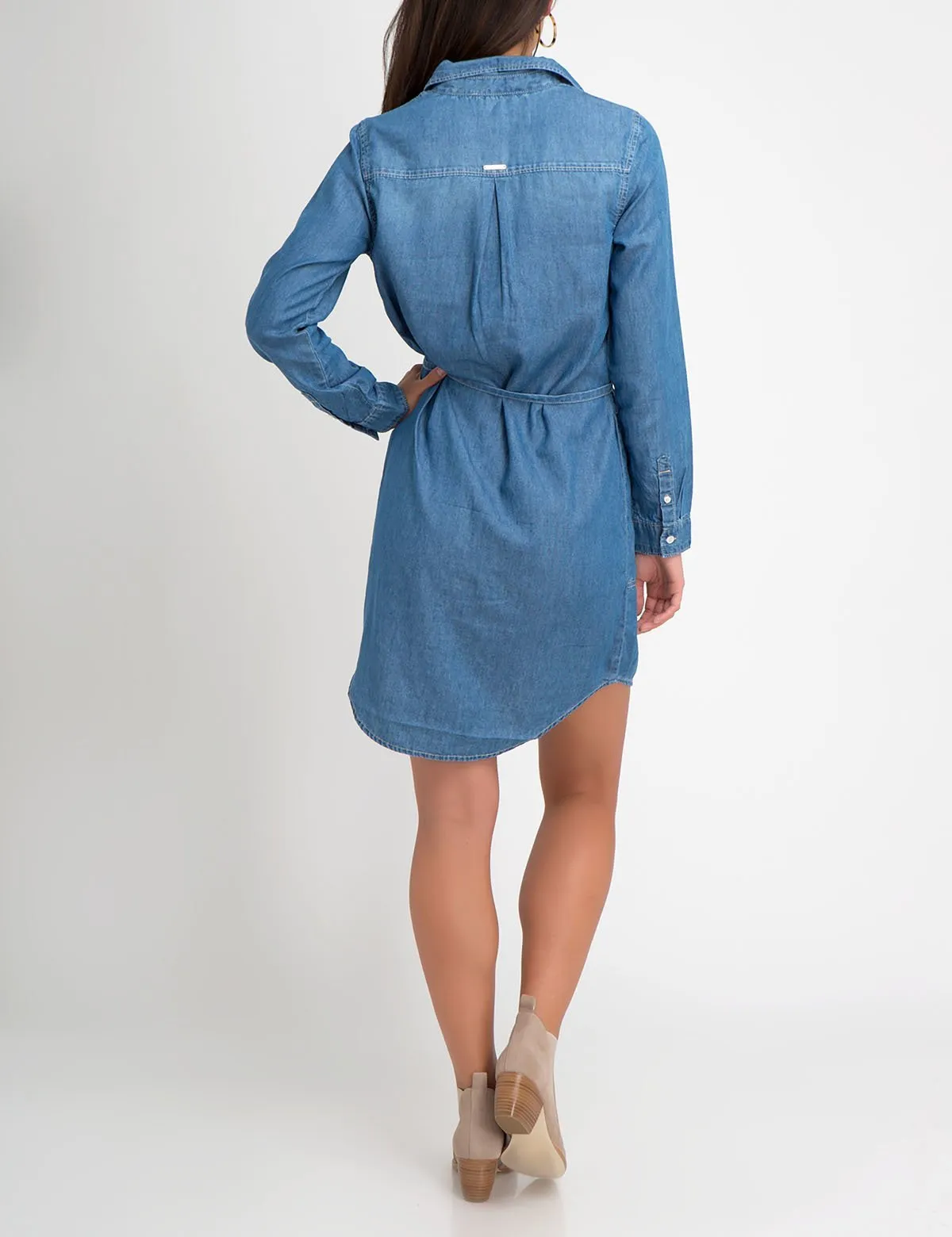 DENIM SHIRT DRESS sold by U.S. Polo Assn. product image thumbnail 3