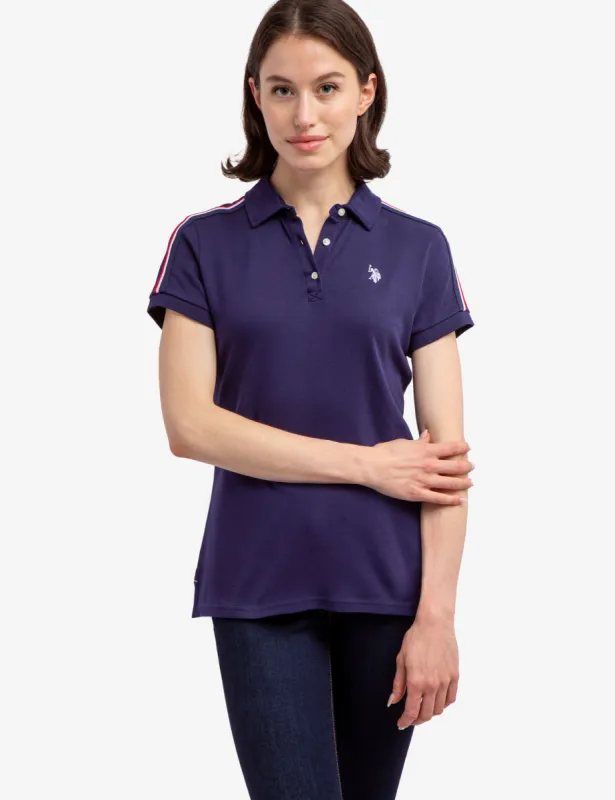 MULTI SHOULDER STRIPE POLO SHIRT sold by U.S. Polo Assn.