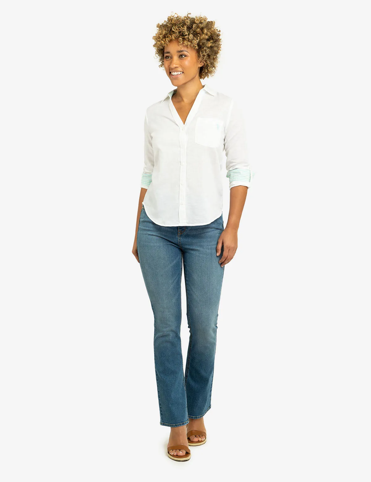 ROLL SLEEVE LINEN SHIRT sold by U.S. Polo Assn. product image thumbnail 2