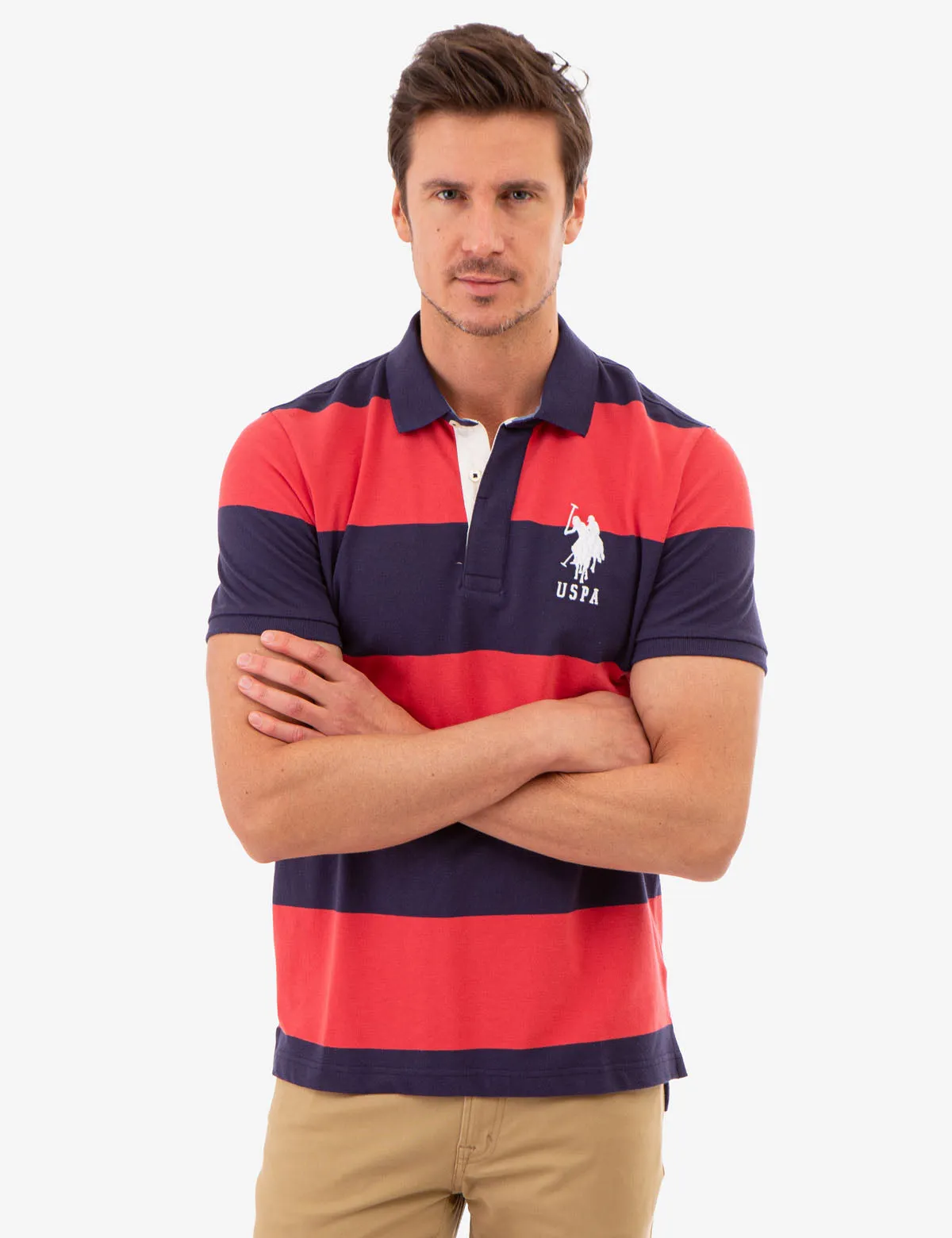RUGBY STRIPE POLO SHIRT sold by U.S. Polo Assn. product image thumbnail 3