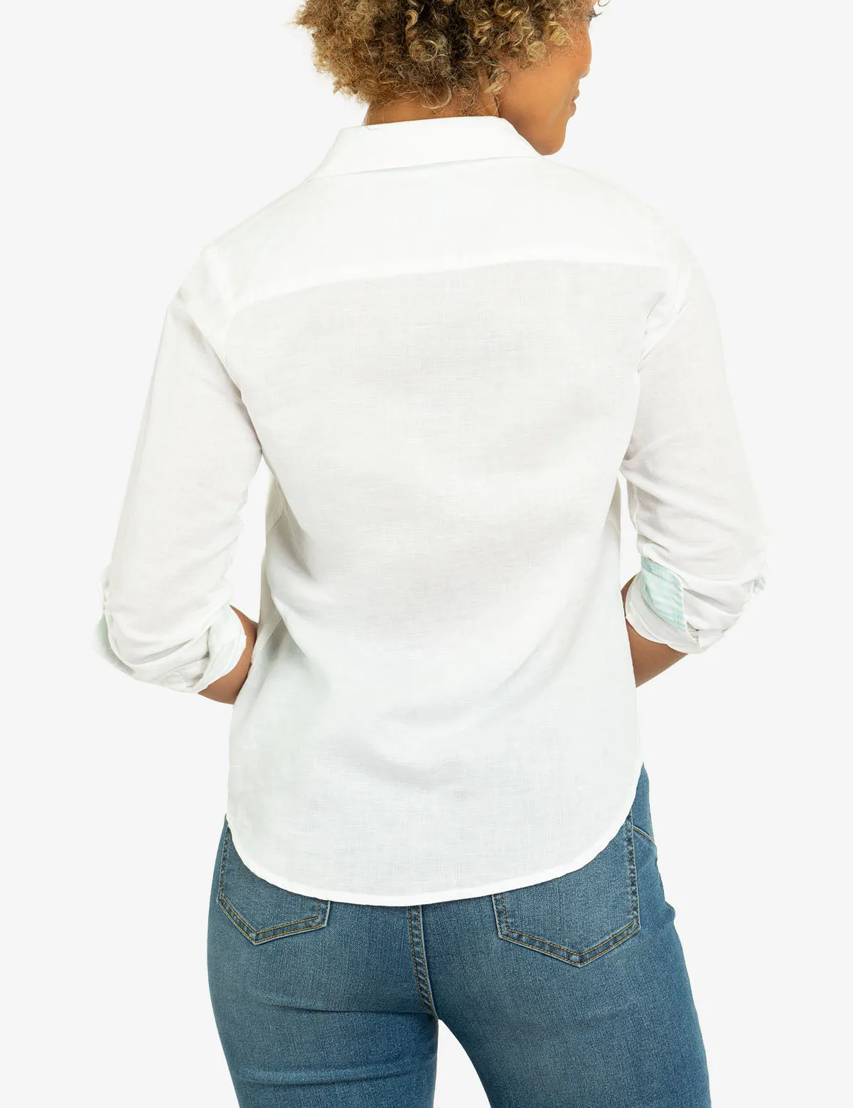 ROLL SLEEVE LINEN SHIRT sold by U.S. Polo Assn. product image thumbnail 5