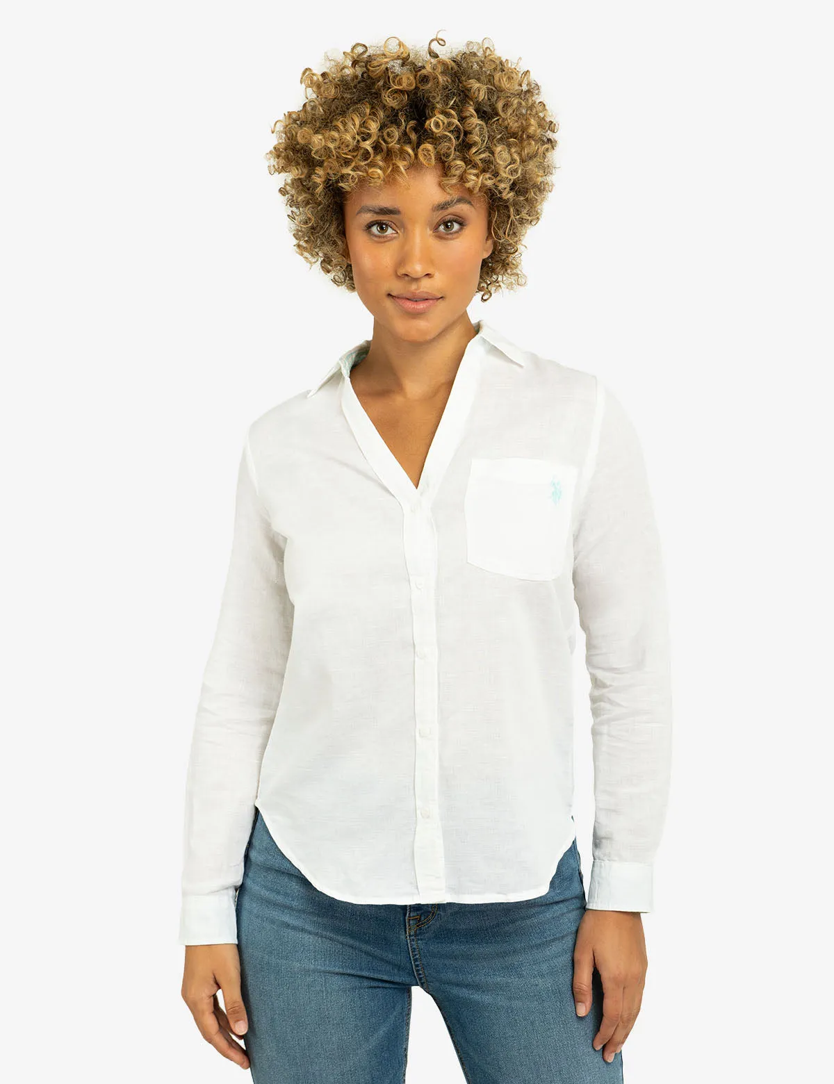 ROLL SLEEVE LINEN SHIRT sold by U.S. Polo Assn. product image thumbnail 4