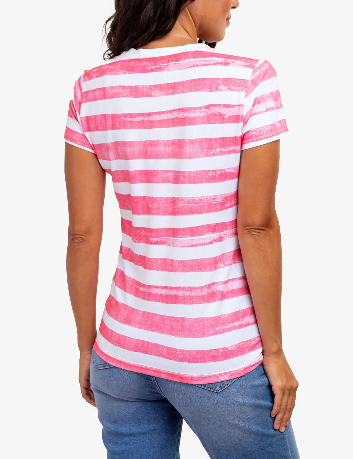 PAINT STRIPE CREW NECK T-SHIRT sold by U.S. Polo Assn. product image thumbnail 4