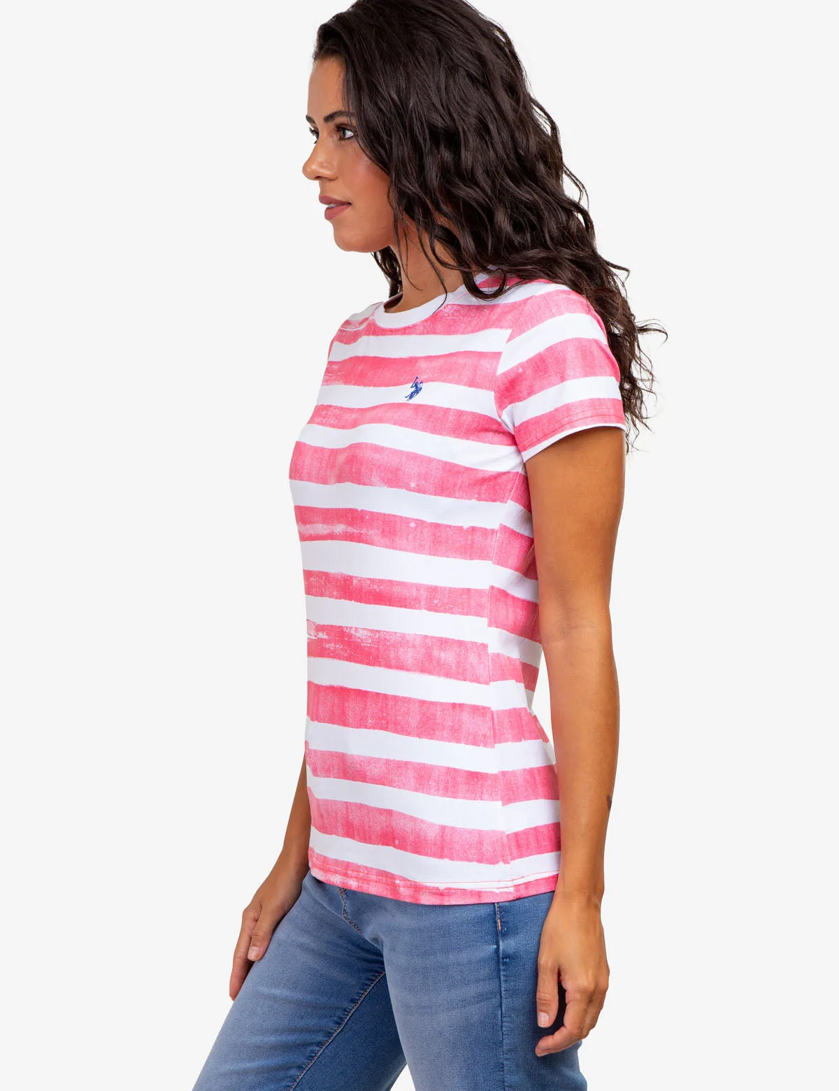 PAINT STRIPE CREW NECK T-SHIRT sold by U.S. Polo Assn. product image thumbnail 3