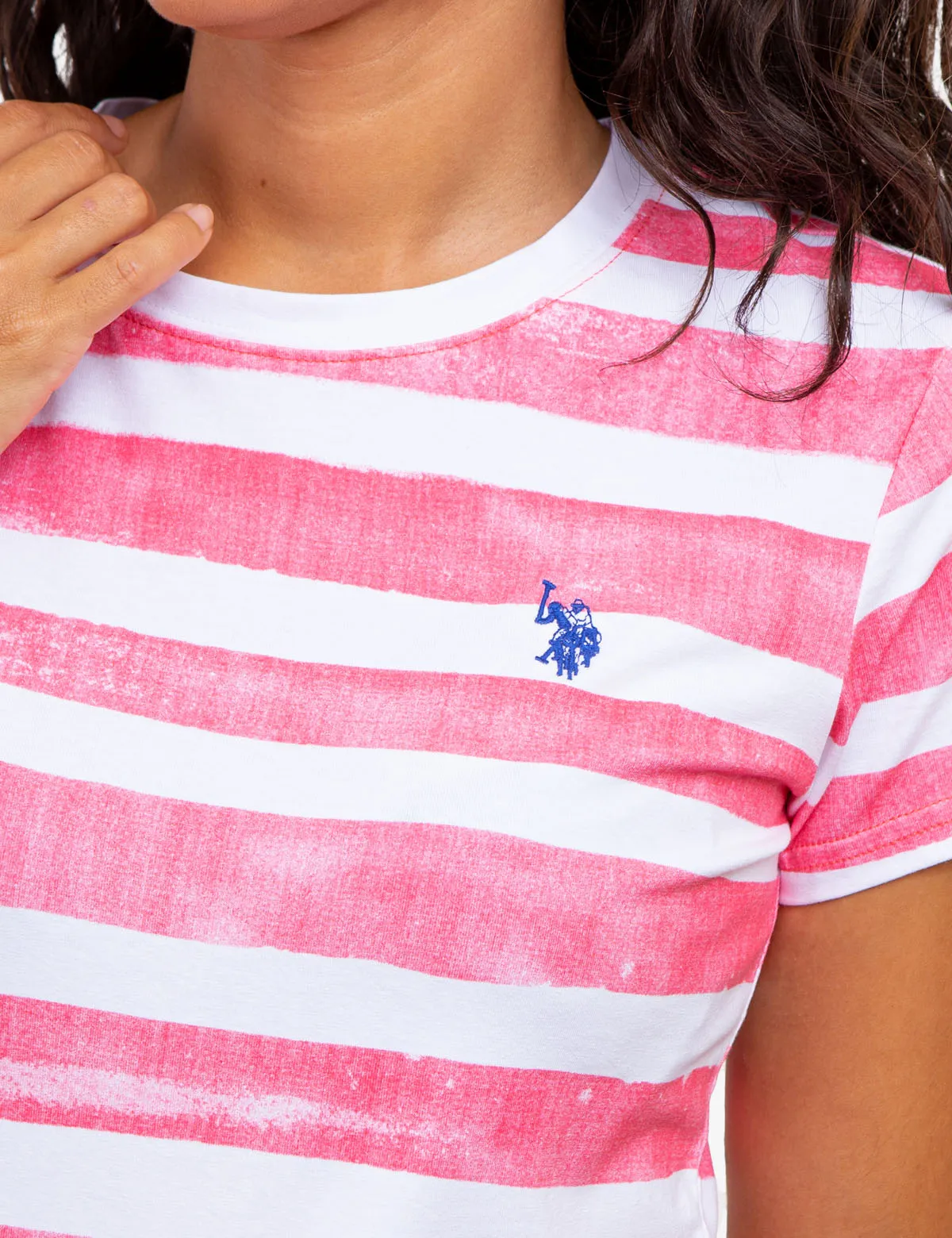 PAINT STRIPE CREW NECK T-SHIRT sold by U.S. Polo Assn. product image thumbnail 5