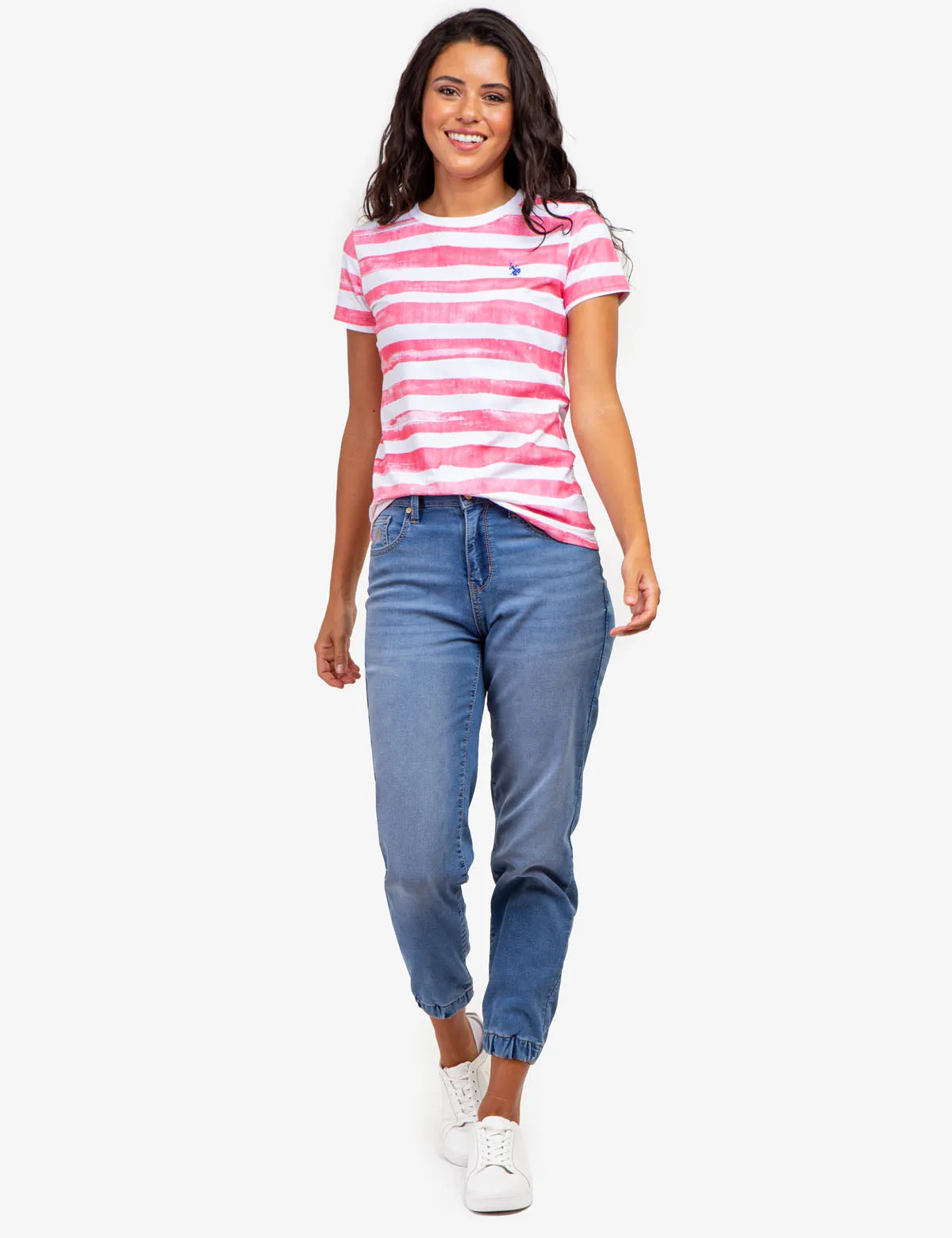 PAINT STRIPE CREW NECK T-SHIRT sold by U.S. Polo Assn. product image thumbnail 2