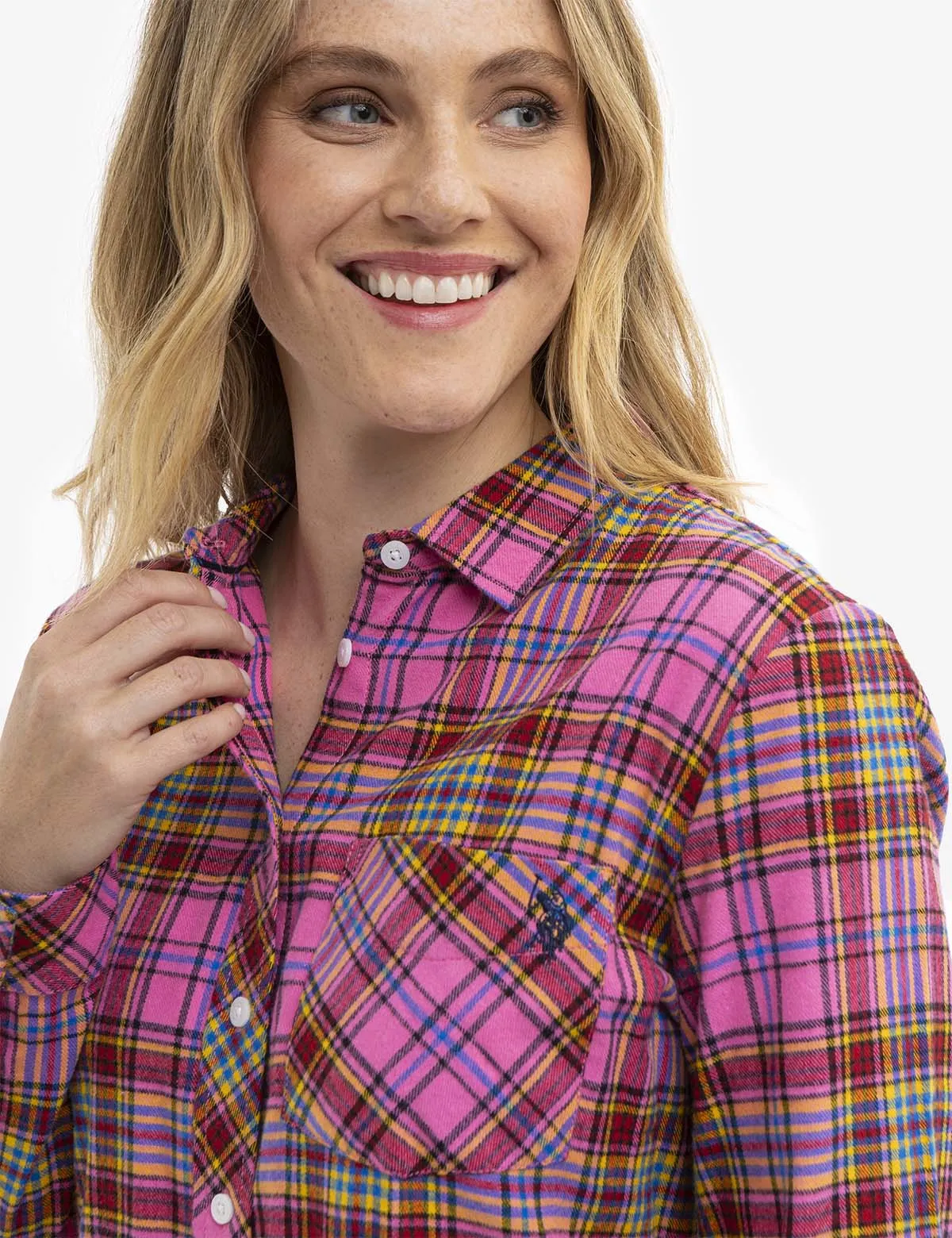FLANNEL PLAID LONG SLEEVE SHIRT sold by U.S. Polo Assn. product image thumbnail 5