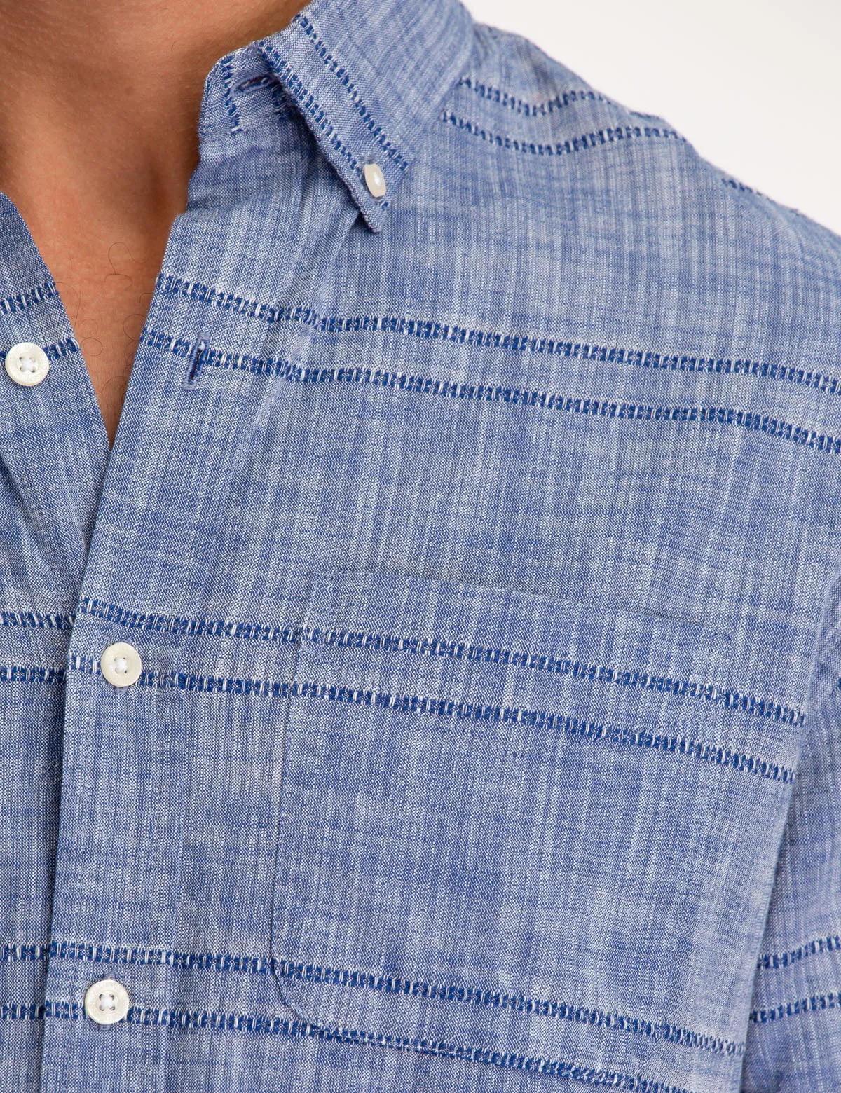 STRIPED DOBBY SHORT SLEEVE SHIRT sold by U.S. Polo Assn. product image thumbnail 4