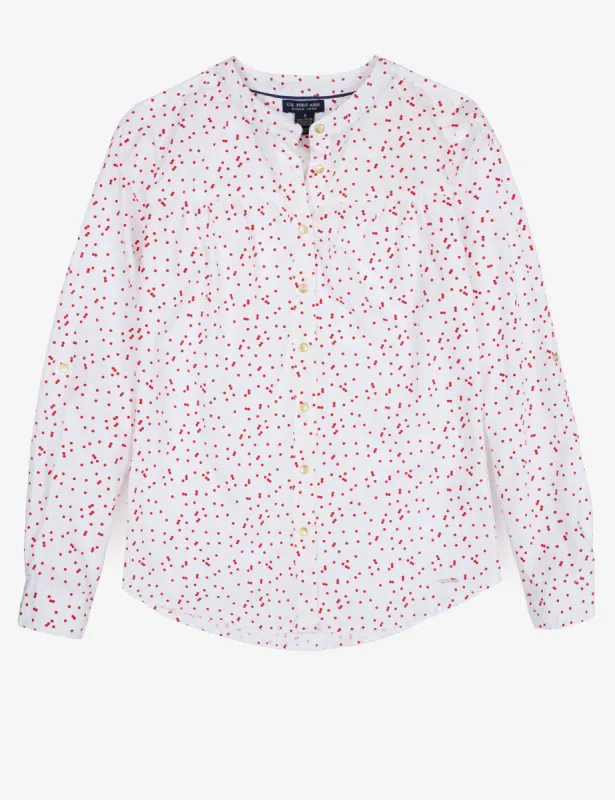 ALL OVER PRINT LONG SLEEVE SHIRT made by U.S. Polo Assn.