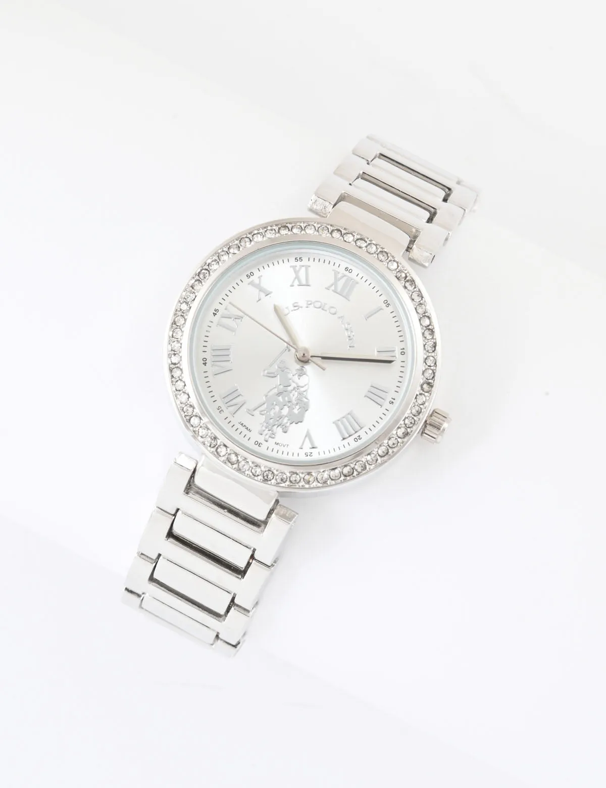LADIES SILVERTONE BRACELET WATCH sold by U.S. Polo Assn. product image thumbnail 2