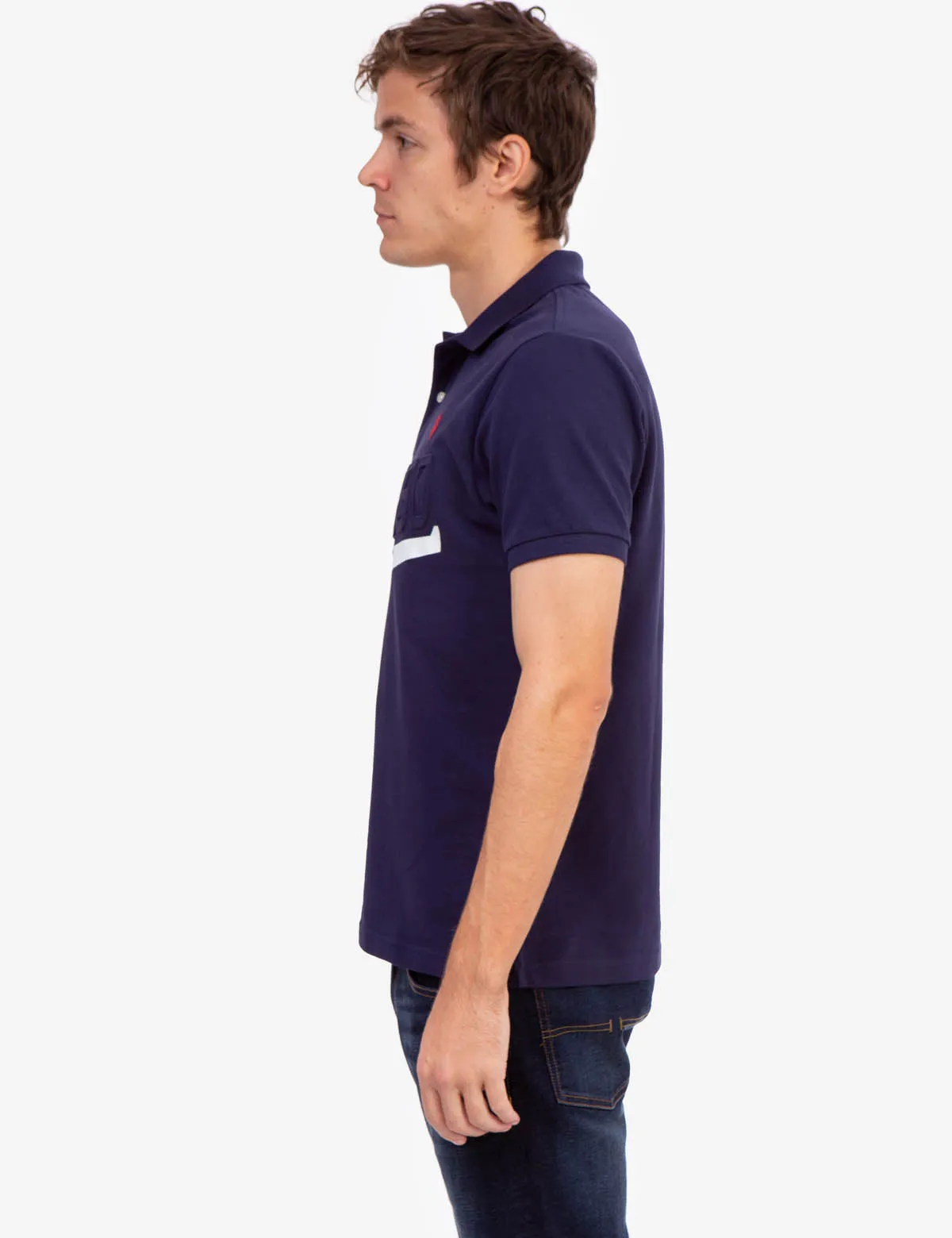 USPA GRAPHIC PIQUE POLO SHIRT sold by U.S. Polo Assn. product image thumbnail 3