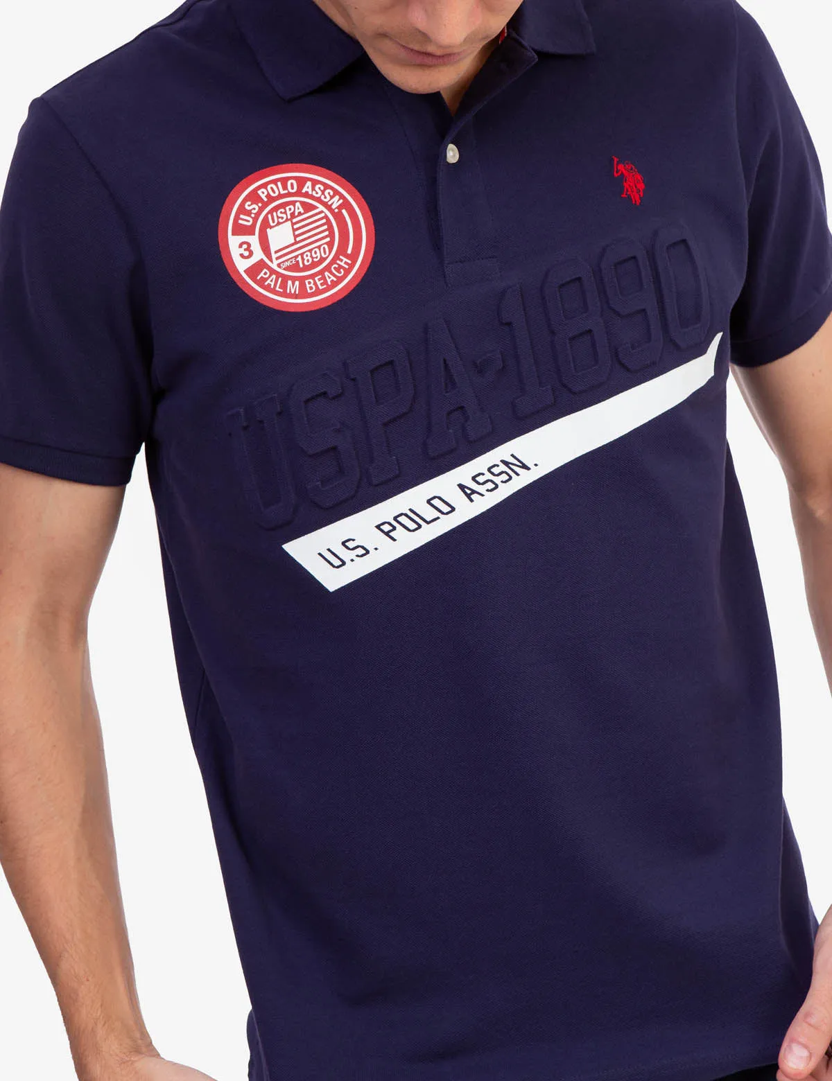 USPA GRAPHIC PIQUE POLO SHIRT sold by U.S. Polo Assn. product image thumbnail 5