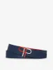 LADIES 30MM ENAMEL REVERSIBLE DOUBLE P BELT sold by U.S. Polo Assn.