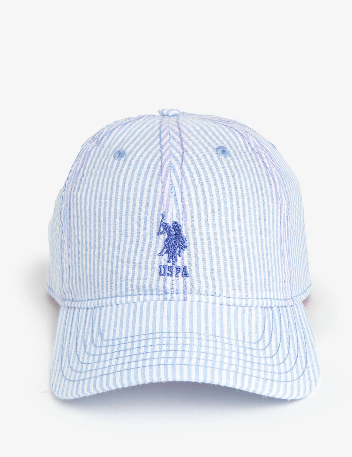 SEERSUCKER LOGO BASEBALL CAP sold by U.S. Polo Assn.