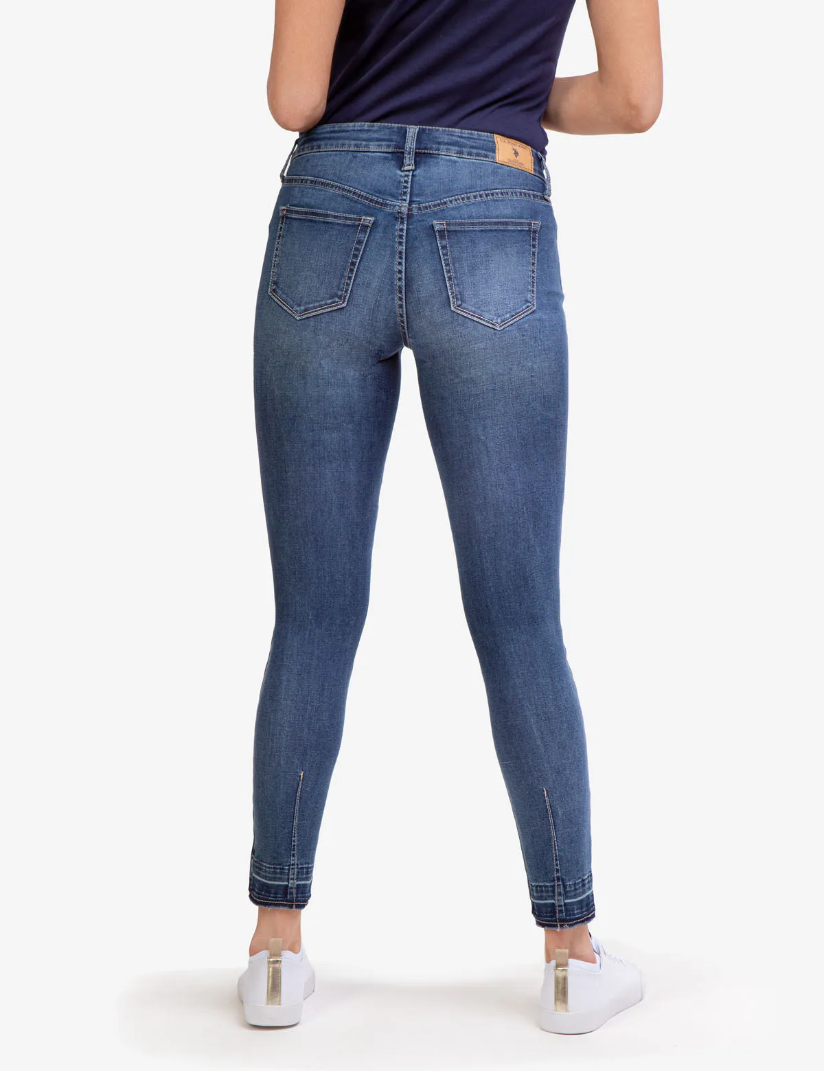 MID RISE DESTRUCTED JEGGINGS sold by U.S. Polo Assn. product image thumbnail 4