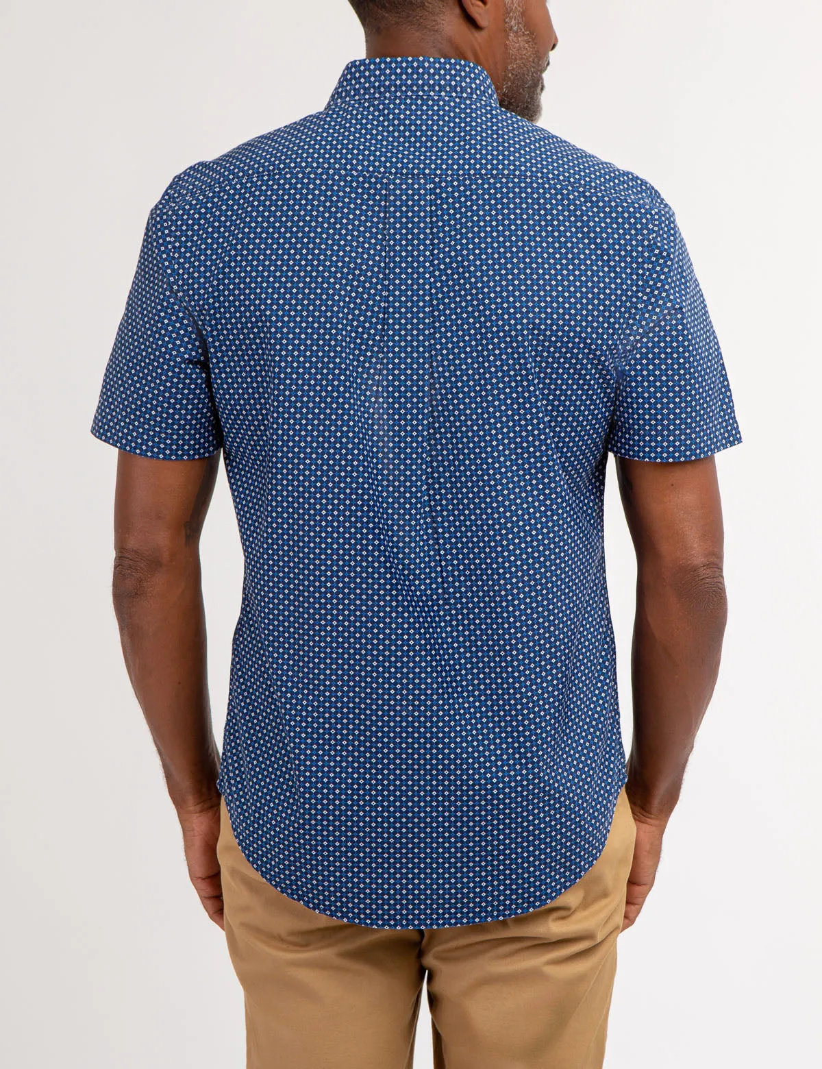 DIAMOND PRINT SHORT SLEEVE SHIRT WITH POCKET sold by U.S. Polo Assn. product image thumbnail 3