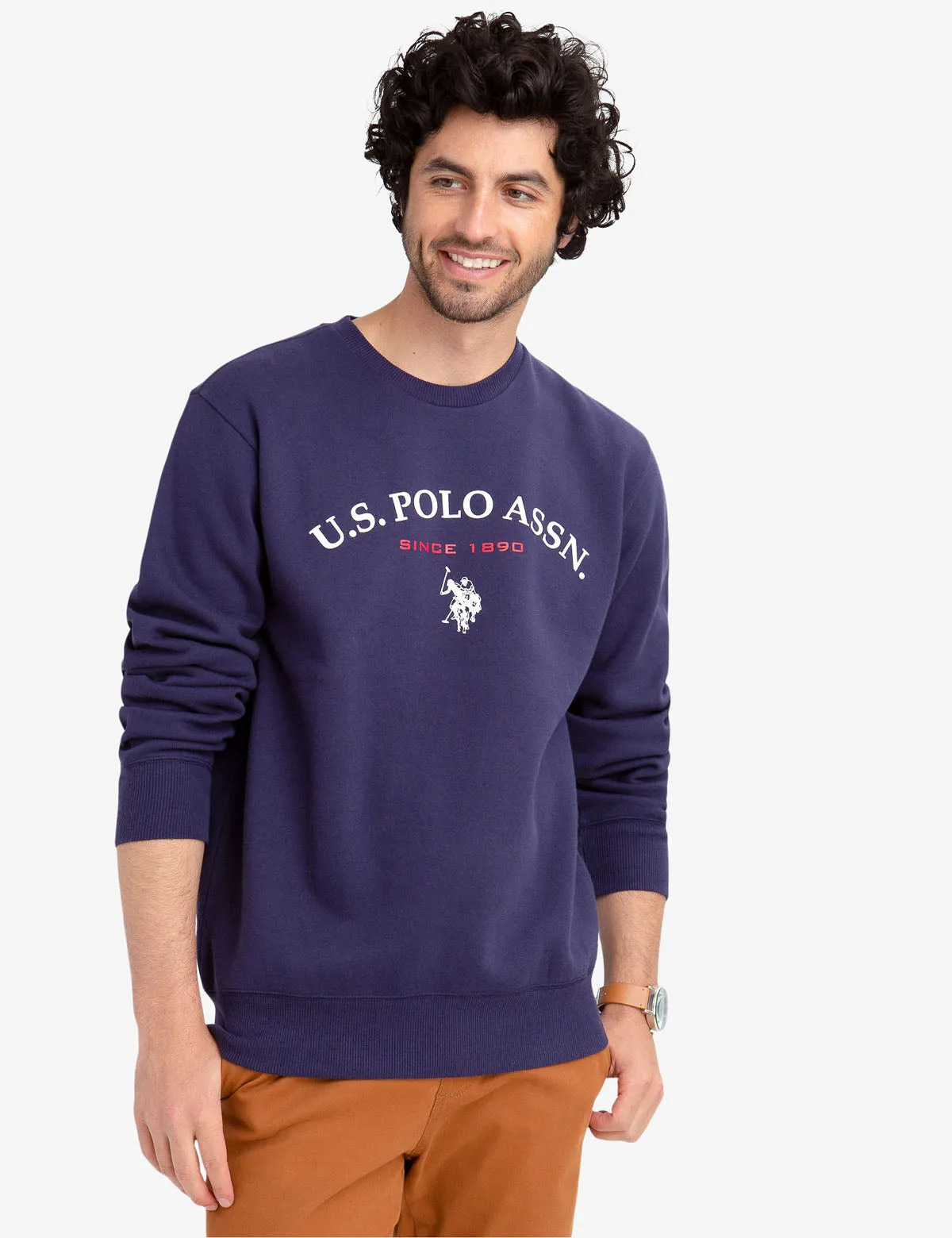 USPA ARCH LOGO CREWNECK SWEATSHIRT sold by U.S. Polo Assn.