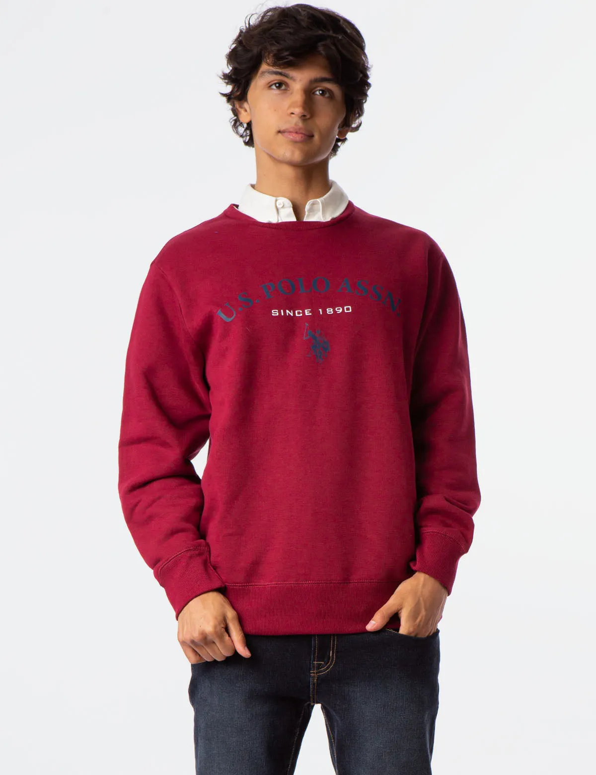 USPA ARCH LOGO CREWNECK SWEATSHIRT sold by U.S. Polo Assn. product image thumbnail 5