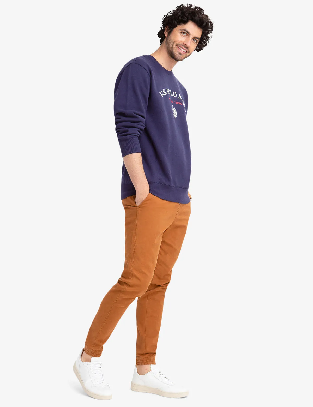 USPA ARCH LOGO CREWNECK SWEATSHIRT sold by U.S. Polo Assn. product image thumbnail 2