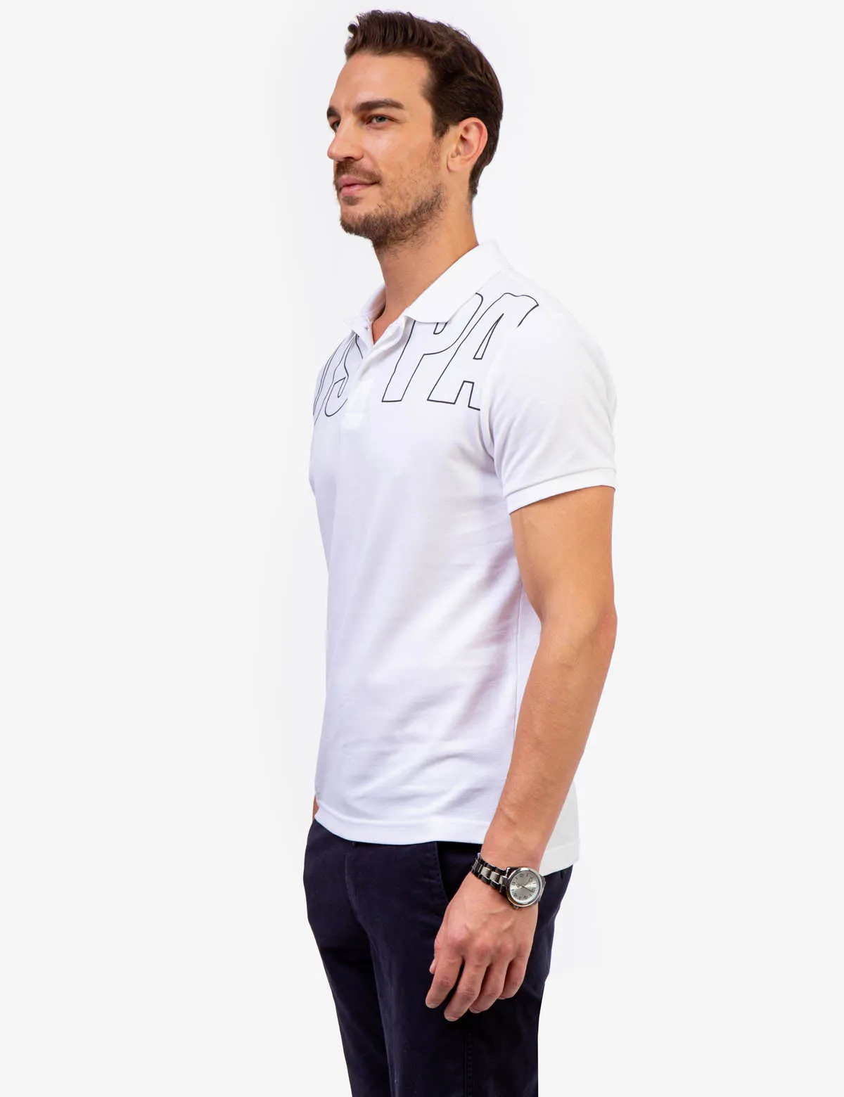 USPA SOLID PIQUE POLO SHIRT sold by U.S. Polo Assn. product image thumbnail 3