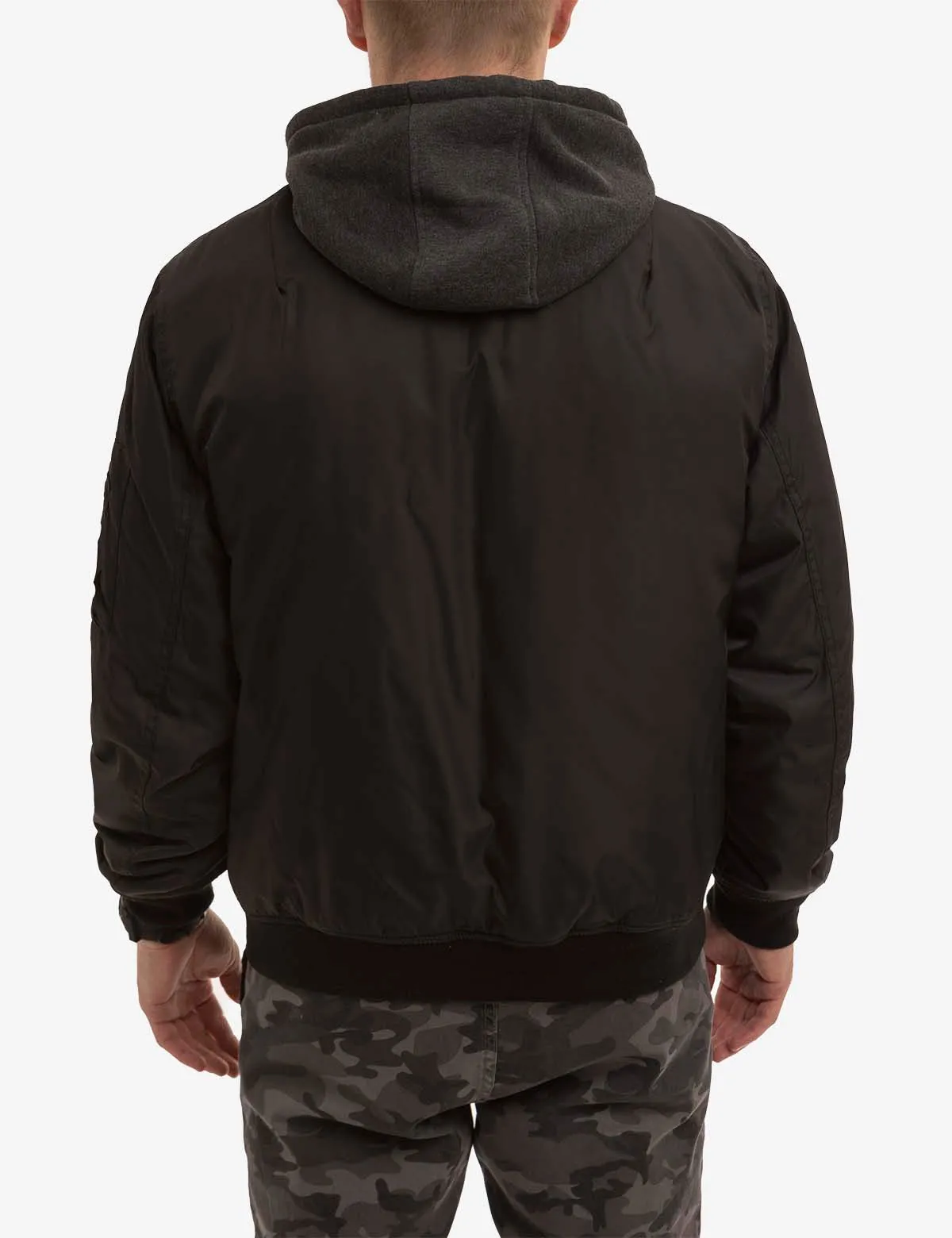 BOMBER JACKET WITH FLEECE HOOD sold by U.S. Polo Assn. product image thumbnail 4