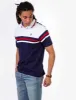 STRIPE COLOR BLOCK POLO SHIRT sold by U.S. Polo Assn.