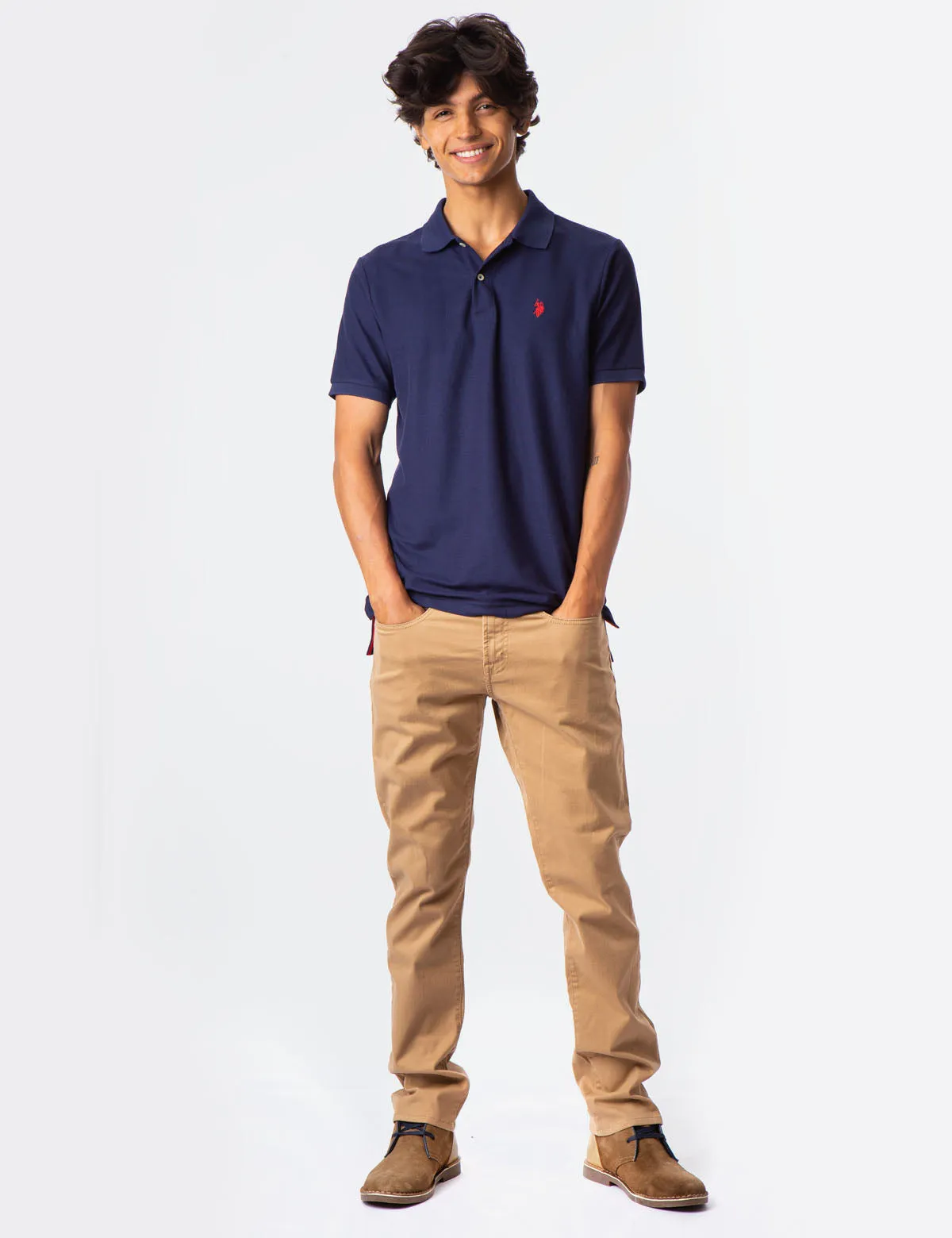 ULTIMATE PIQUE SOLID POLO SHIRT sold by U.S. Polo Assn. product image thumbnail 3