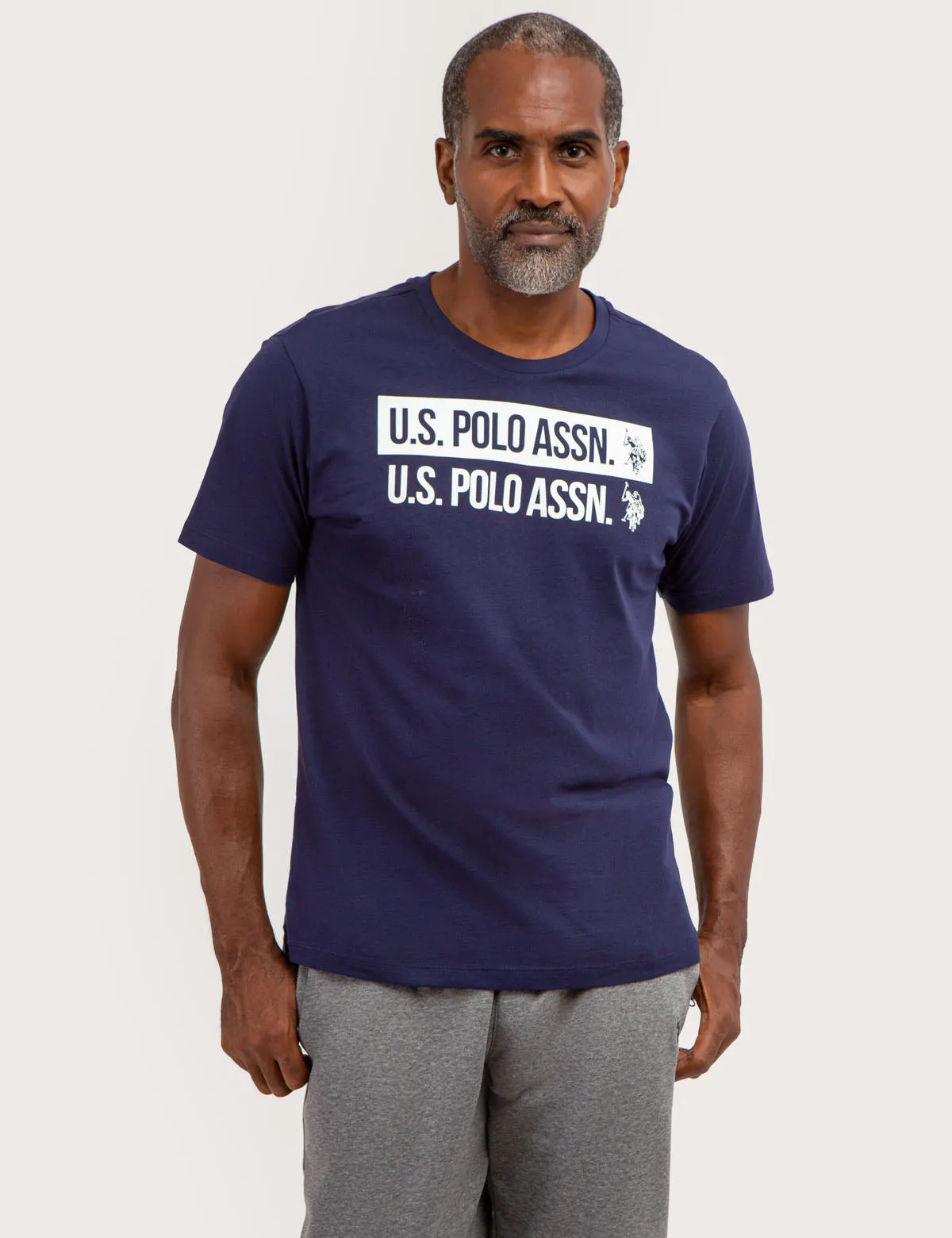 U.S. POLO ASSN. DOUBLE LOGO GRAPHIC T-SHIRT sold by U.S. Polo Assn.