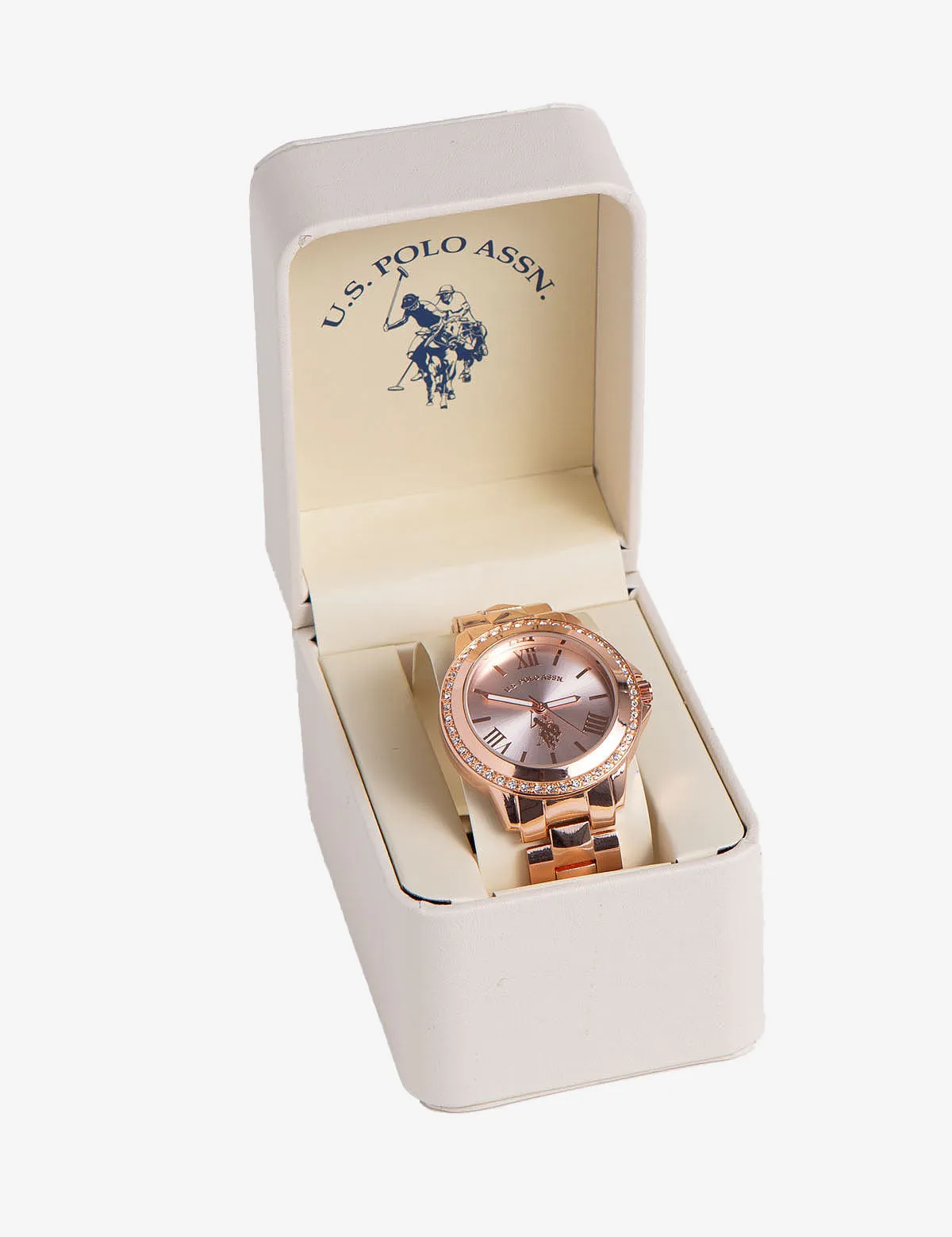 LADIES ROSE GOLD CRYSTAL WATCH sold by U.S. Polo Assn. product image thumbnail 2