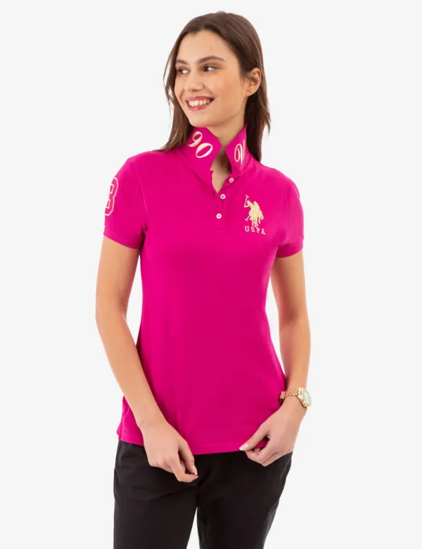 USPA METALLIC PRINT POLO SHIRT sold by U.S. Polo Assn.
