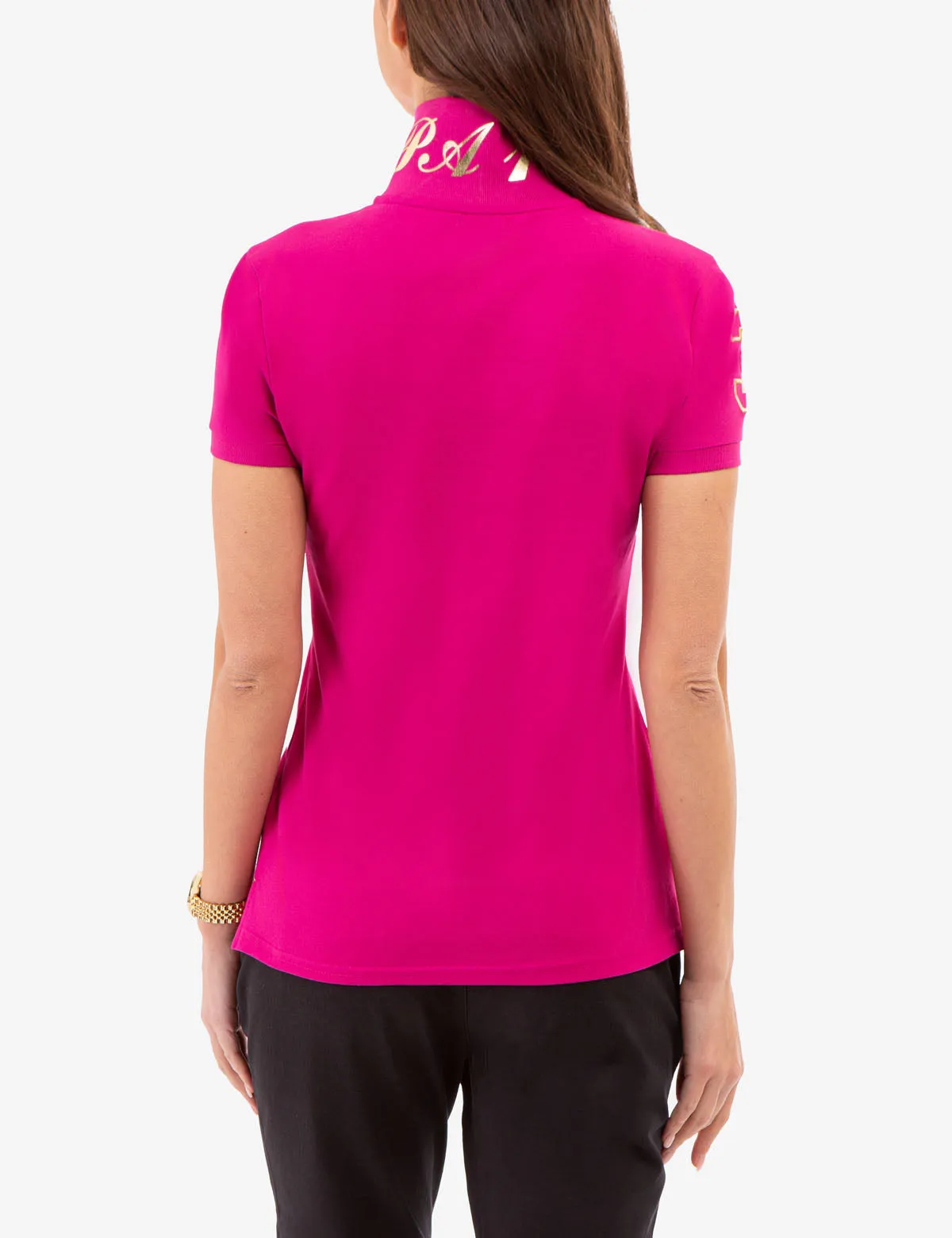 USPA METALLIC PRINT POLO SHIRT sold by U.S. Polo Assn. product image thumbnail 3