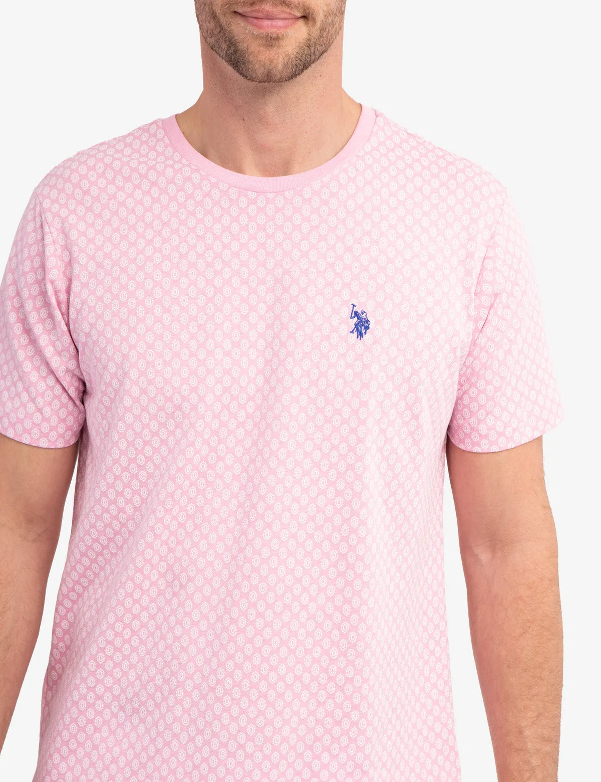 DITZY ALL OVER PRINT CREW NECK T-SHIRT sold by U.S. Polo Assn. product image thumbnail 2