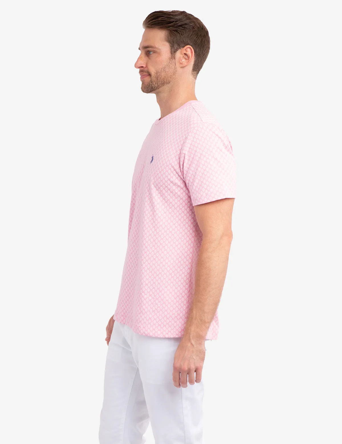 DITZY ALL OVER PRINT CREW NECK T-SHIRT sold by U.S. Polo Assn. product image thumbnail 4