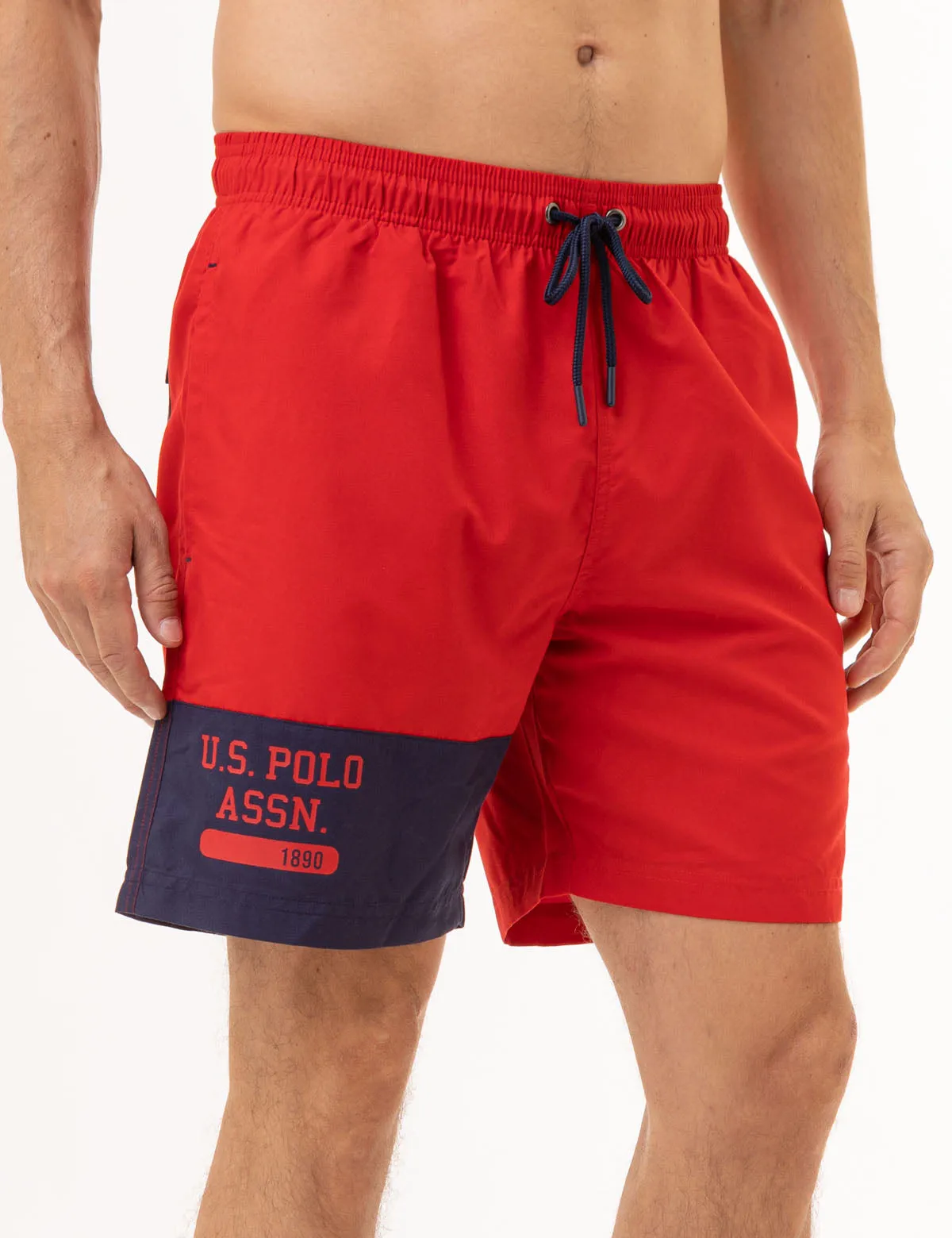 7 USPA COLORBLOCK SWIM TRUNKS sold by U.S. Polo Assn.