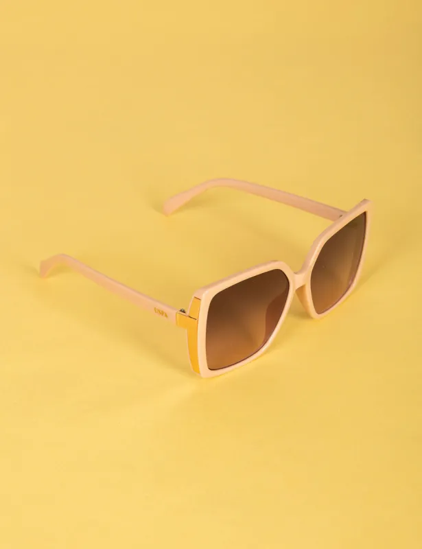 LADIES OVERSIZED RECTANGULAR RETRO SUNGLASSES sold by U.S. Polo Assn.
