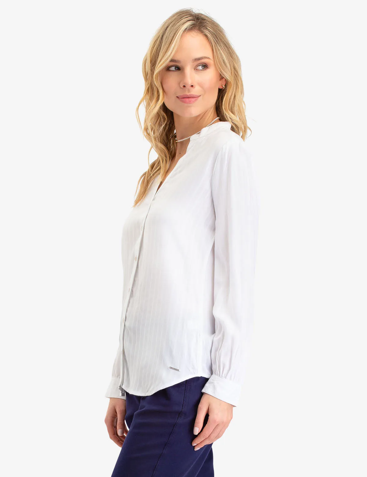 CHENILLE STRIPE LONG SLEEVE SHIRT sold by U.S. Polo Assn. product image thumbnail 3