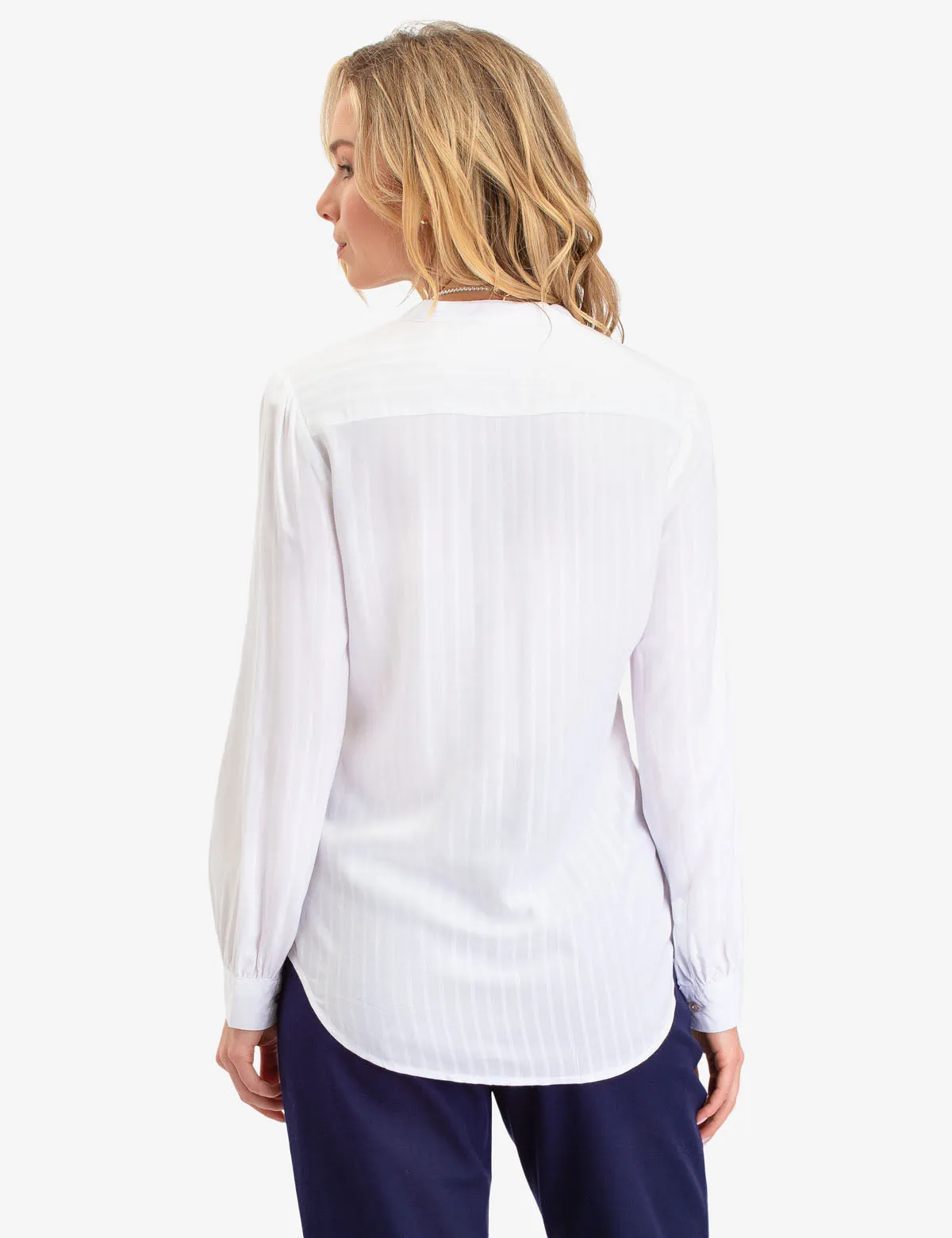 CHENILLE STRIPE LONG SLEEVE SHIRT sold by U.S. Polo Assn. product image thumbnail 4