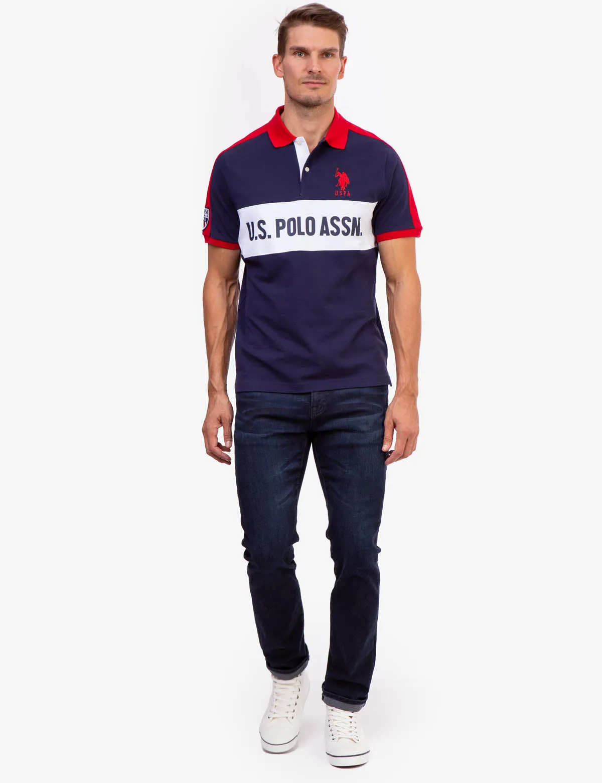 U.S. POLO ASSN. COLORBLOCK POLO SHIRT sold by U.S. Polo Assn. product image thumbnail 2
