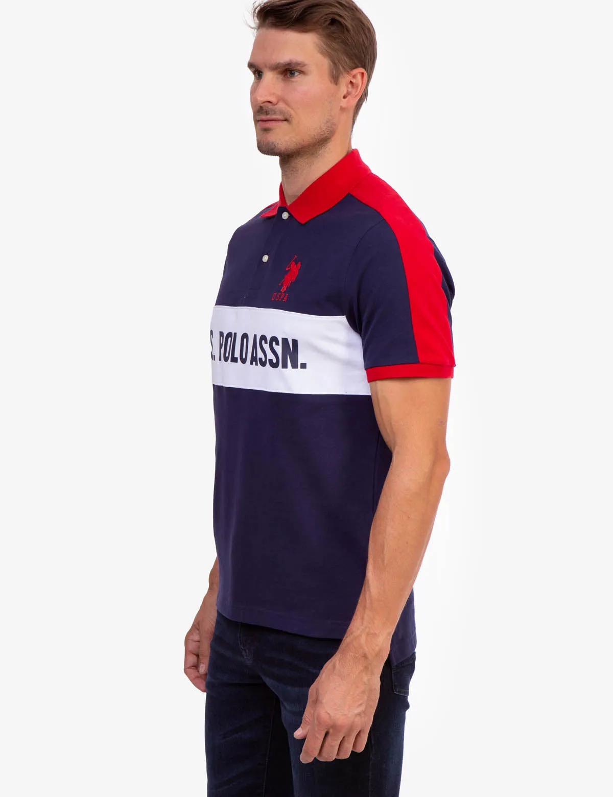 U.S. POLO ASSN. COLORBLOCK POLO SHIRT sold by U.S. Polo Assn. product image thumbnail 3